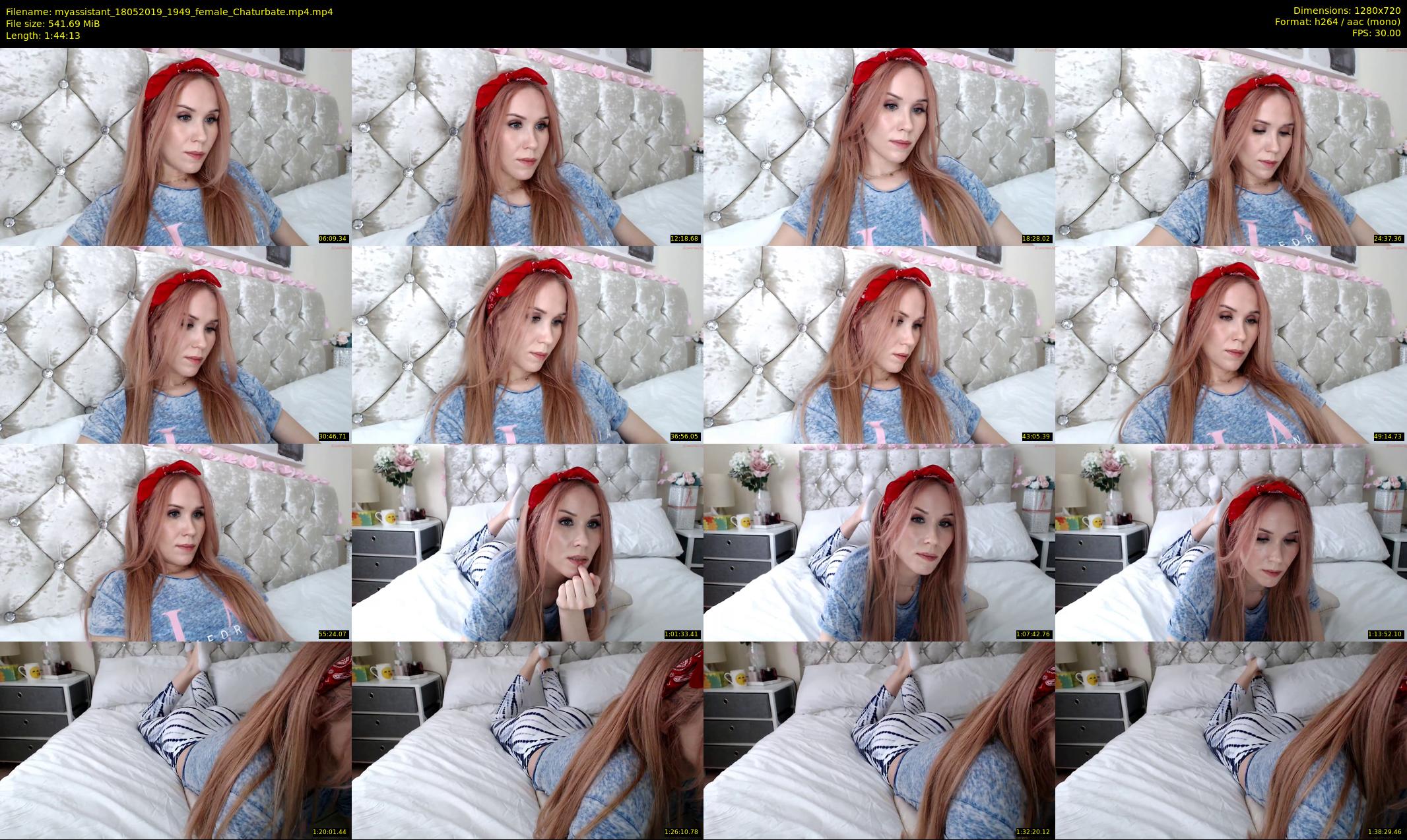 myassistant — 105 minute Chaturbate female cam show recording, 720p, May 18, 2019