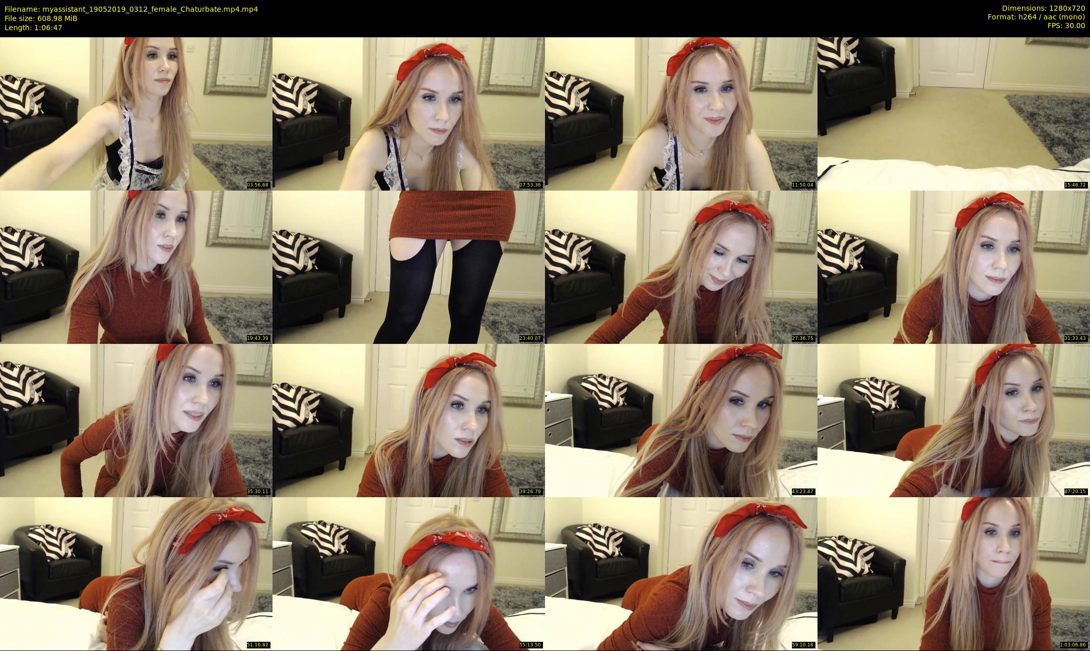 myassistant — 67 minute Chaturbate female cam show recording, 720p, May 19, 2019
