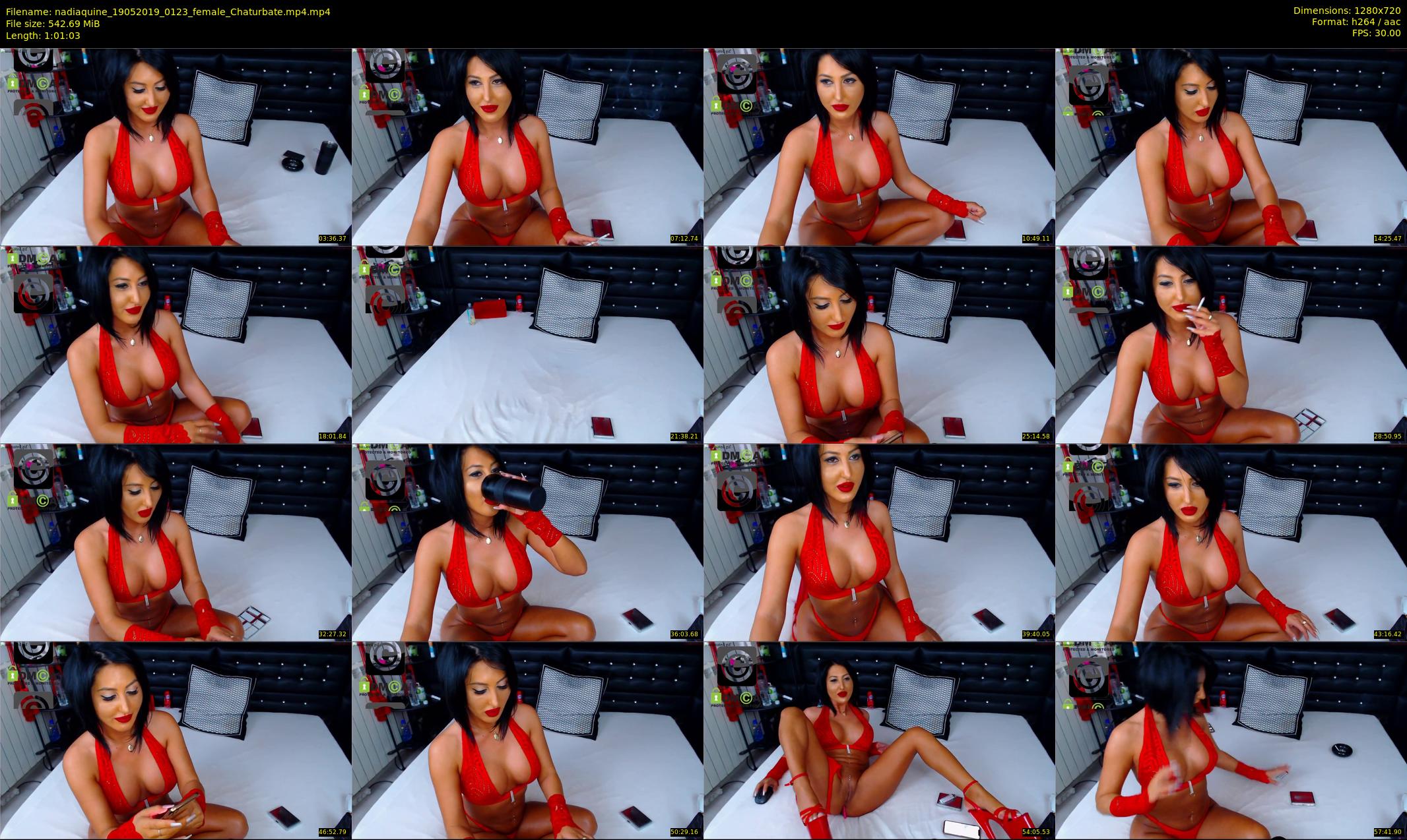 nadiaquine — 62 minute Chaturbate female cam show recording, 720p, May 19, 2019