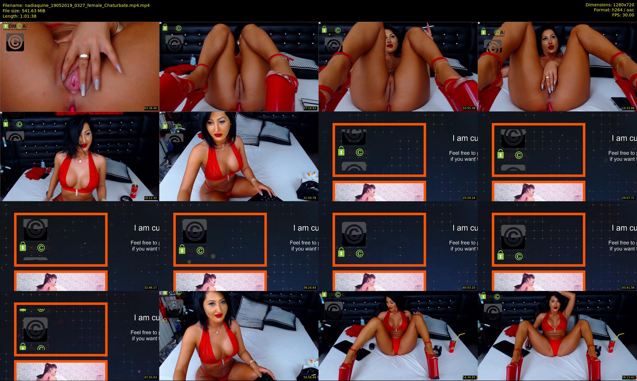nadiaquine — 62 minute Chaturbate female cam show recording, 720p, May 19, 2019