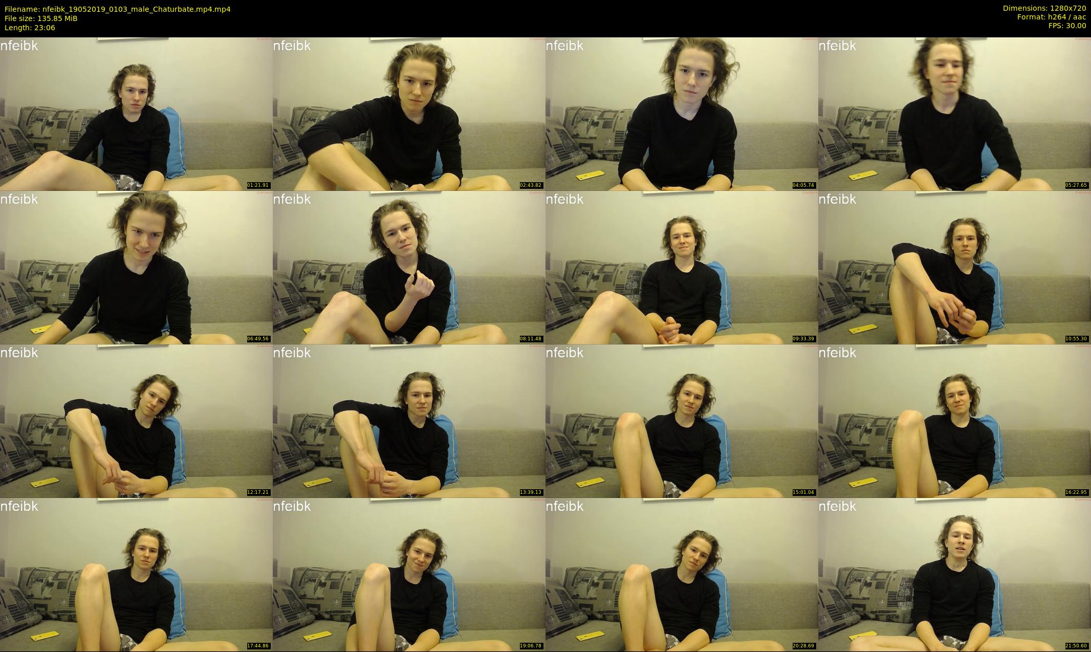nfeibk — 24 minute Chaturbate male cam show recording, 720p, May 19, 2019