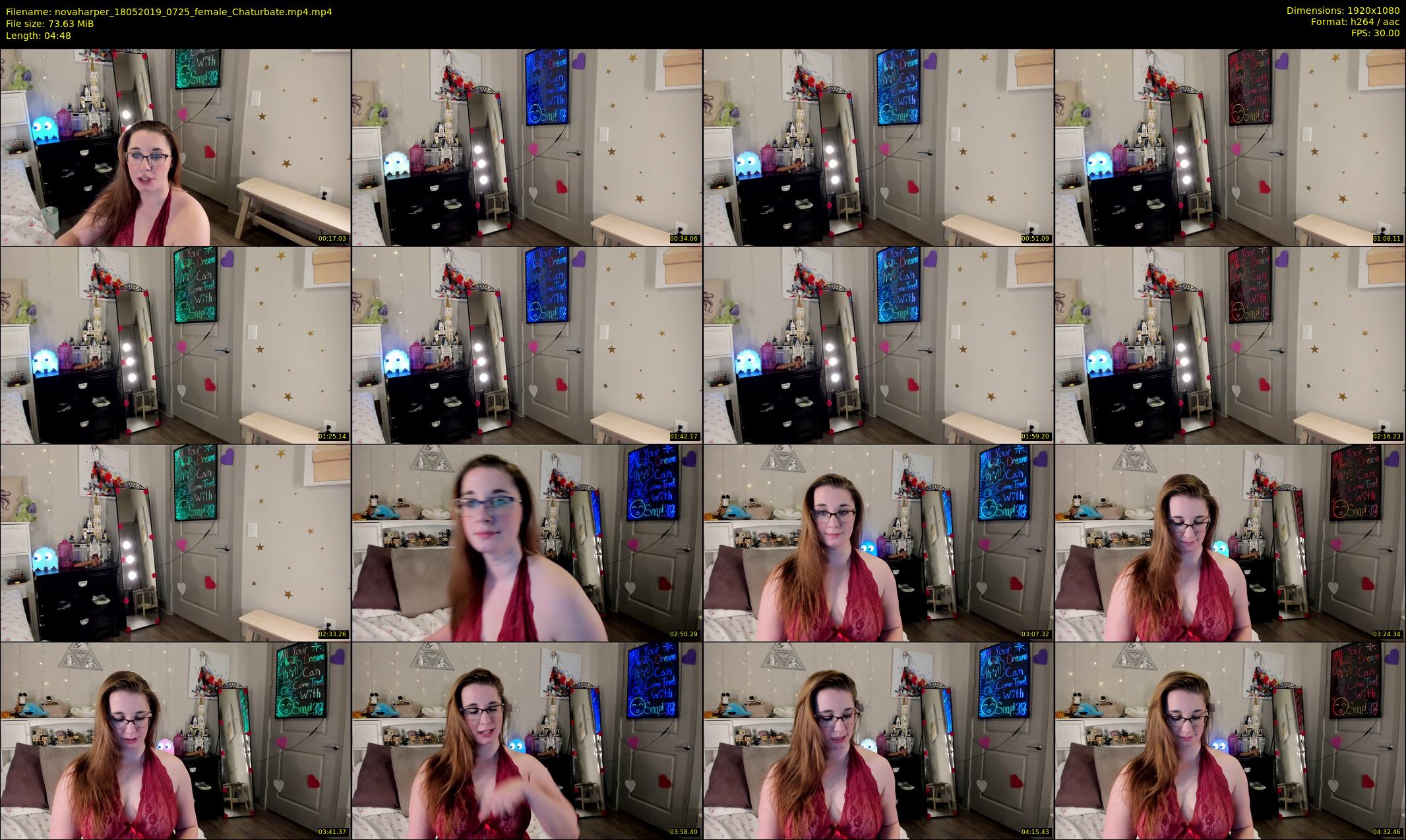 novaharper — 5 minute Chaturbate female cam show recording, 1080p, May 18, 2019