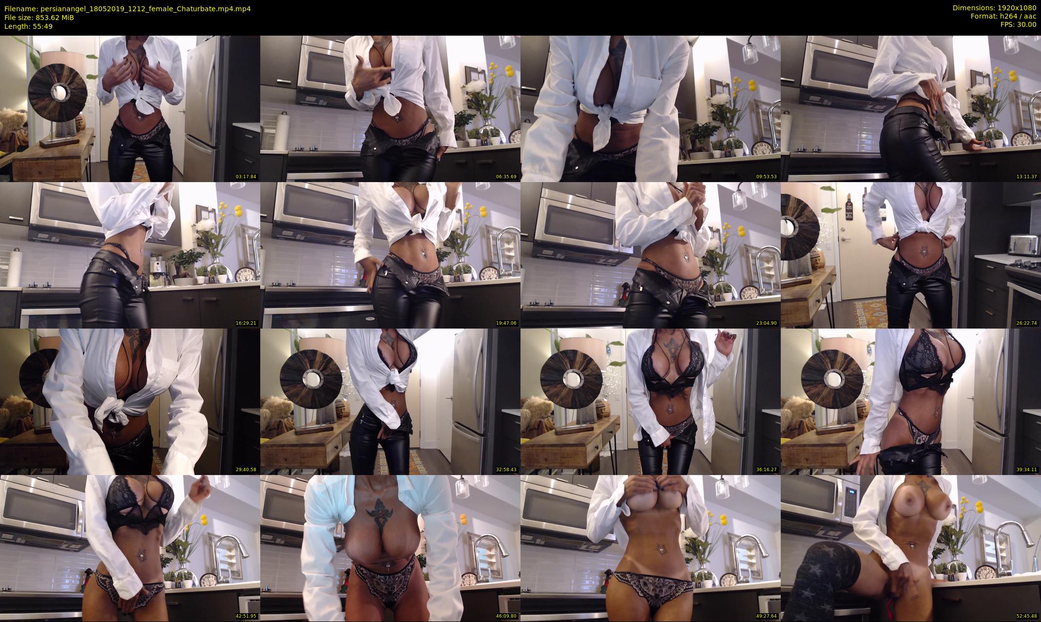 persianangel — 56 minute Chaturbate female cam show recording, 1080p, May 18, 2019