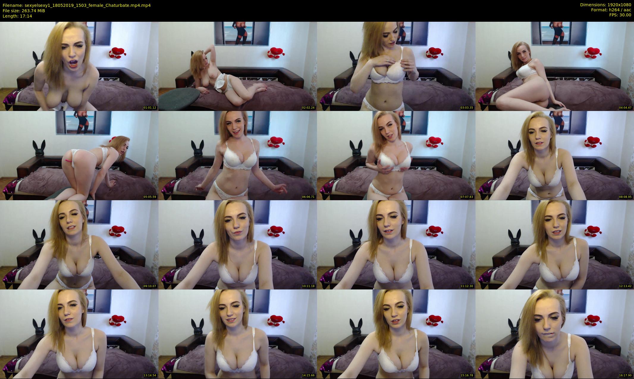 sexyelsexy1 — 18 minute Chaturbate female cam show recording, 1080p, May 18, 2019