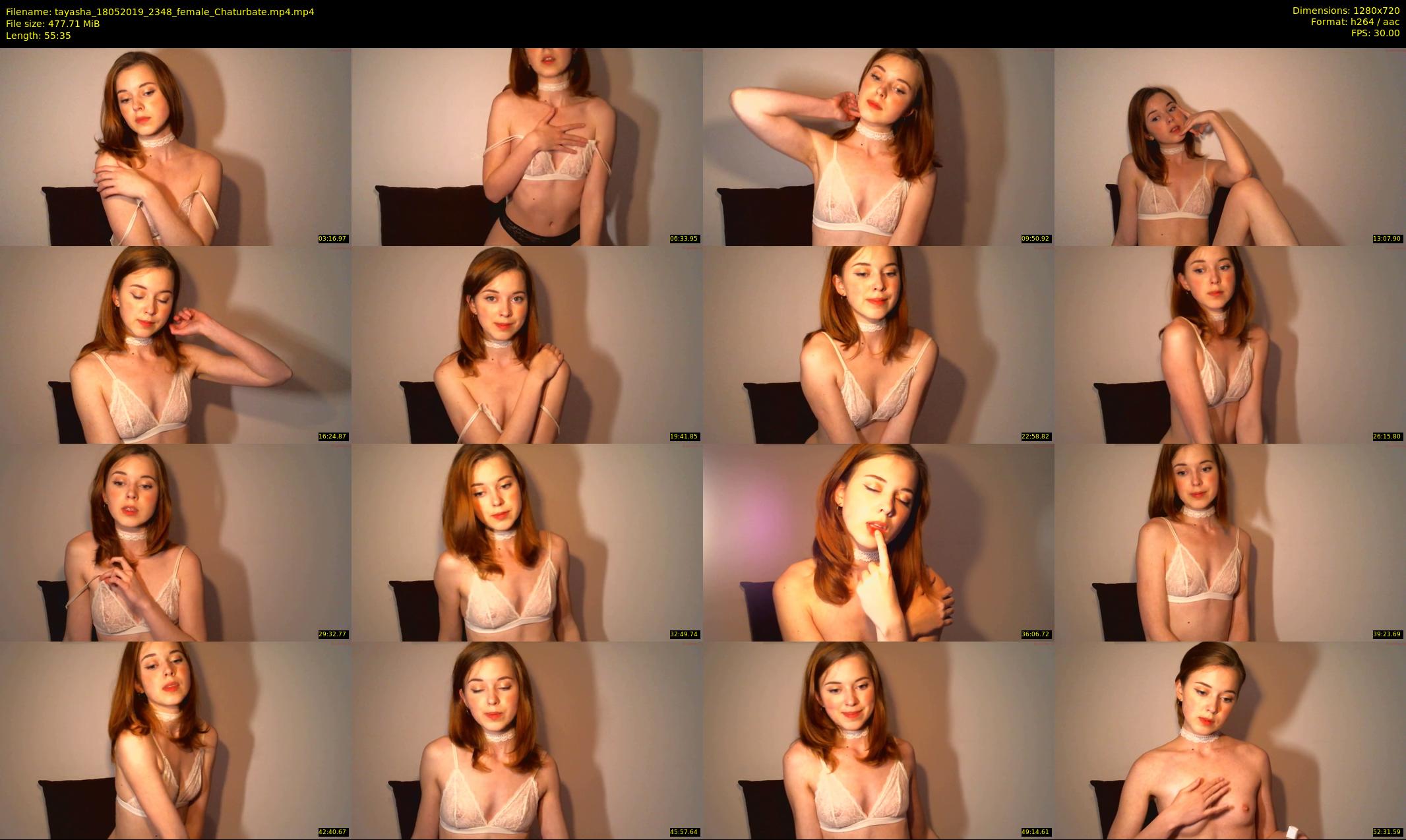tayasha — 56 minute Chaturbate female cam show recording, 720p, May 18, 2019