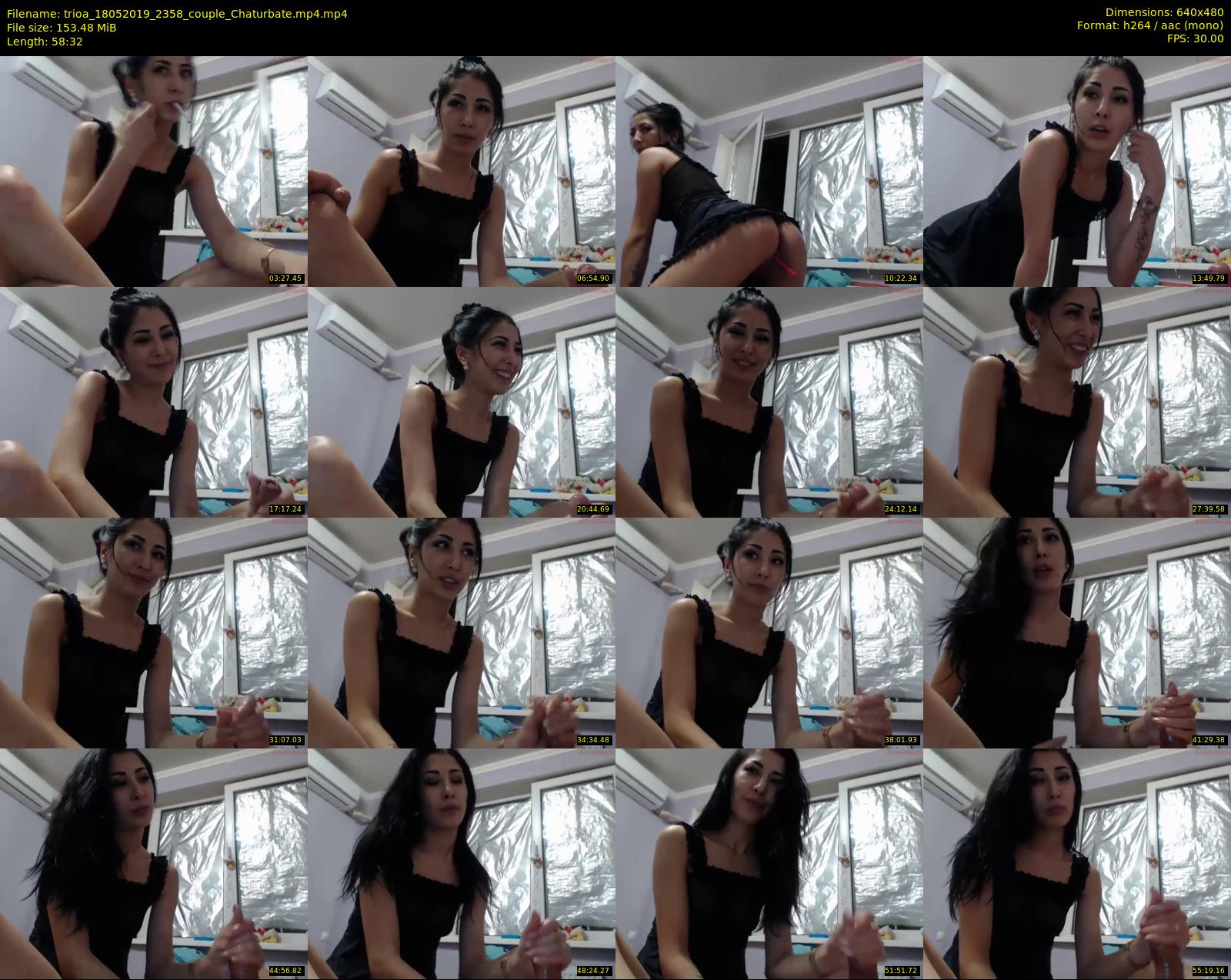trioa — 59 minute Chaturbate couple cam show recording, 480p, May 18, 2019