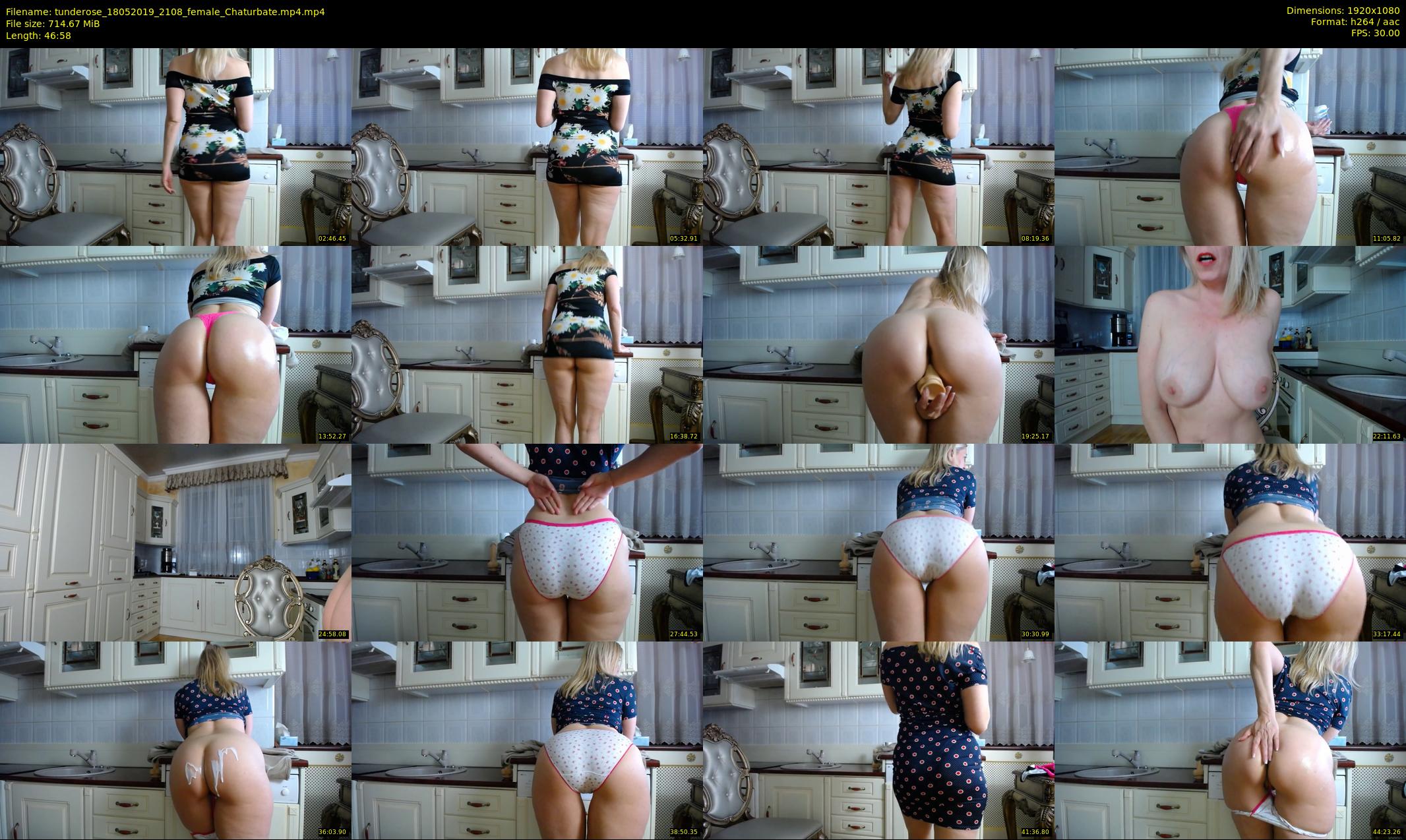 tunderose — 47 minute Chaturbate female cam show recording, 1080p, May 18, 2019