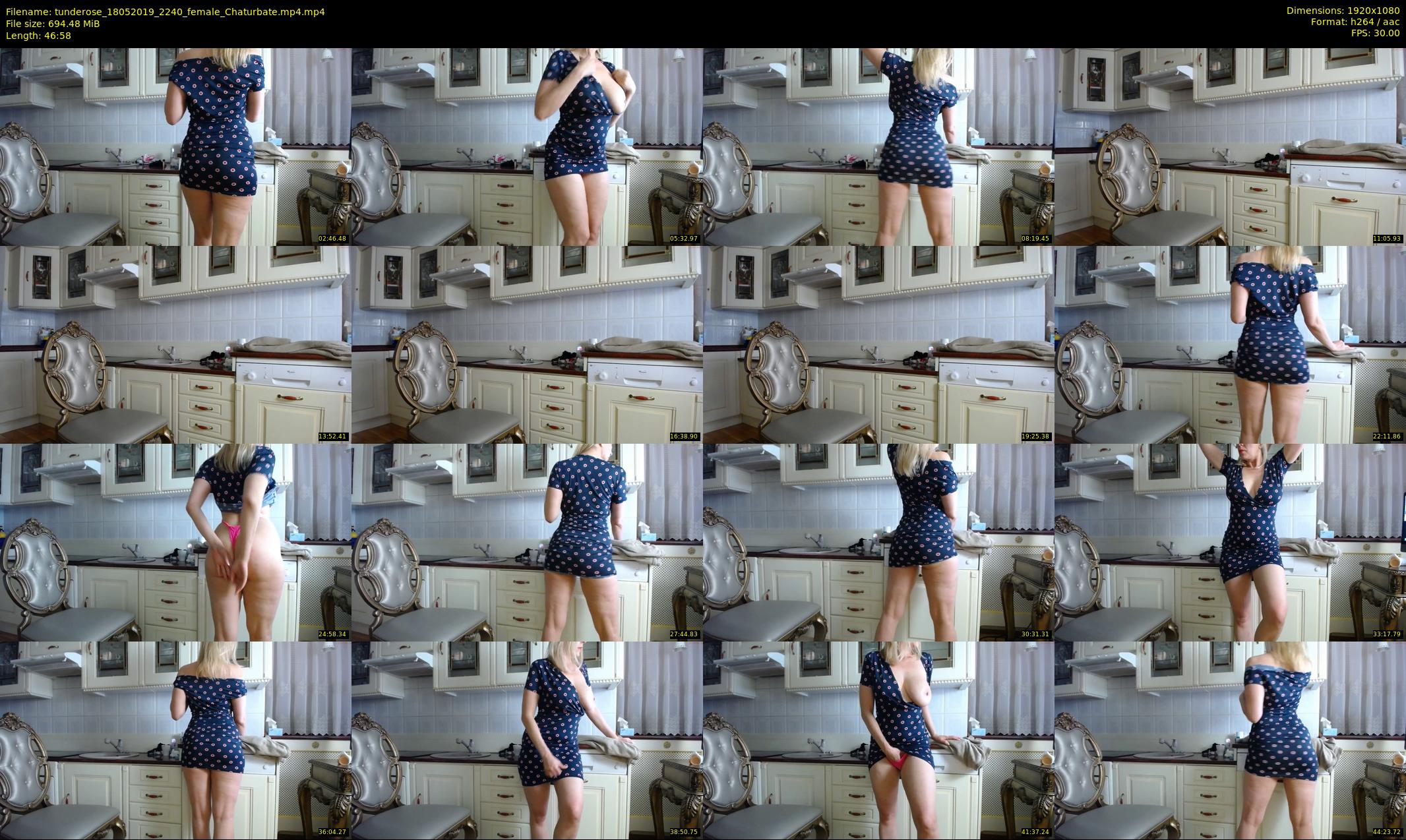 tunderose — 47 minute Chaturbate female cam show recording, 1080p, May 18, 2019