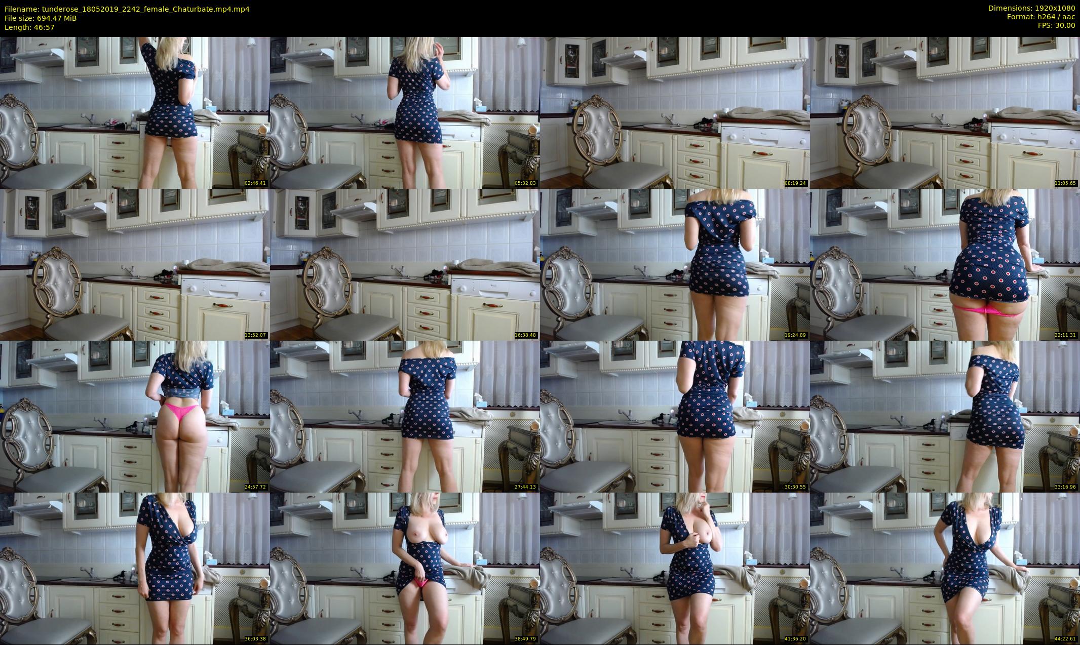tunderose — 47 minute Chaturbate female cam show recording, 1080p, May 18, 2019