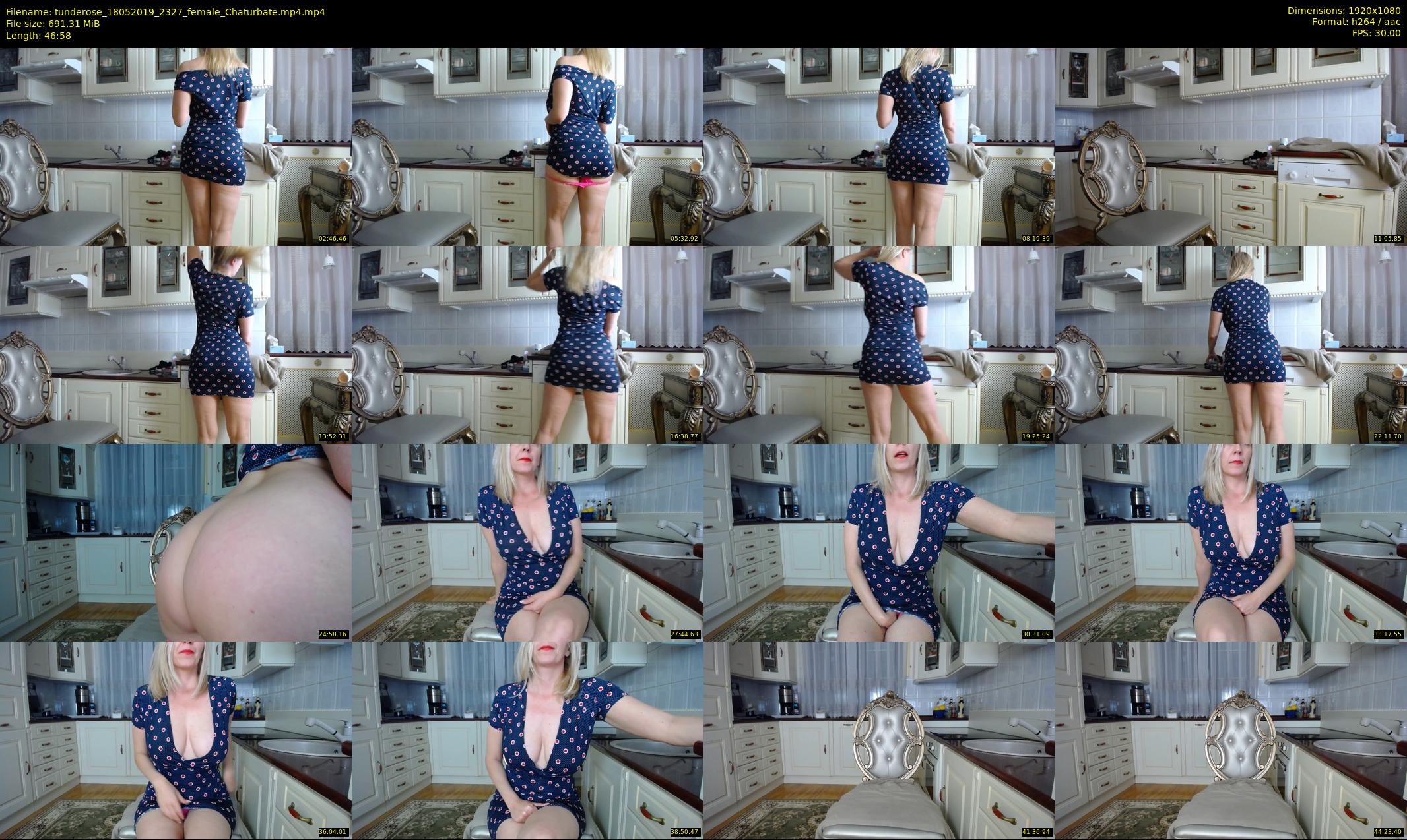 tunderose — 47 minute Chaturbate female cam show recording, 1080p, May 18, 2019