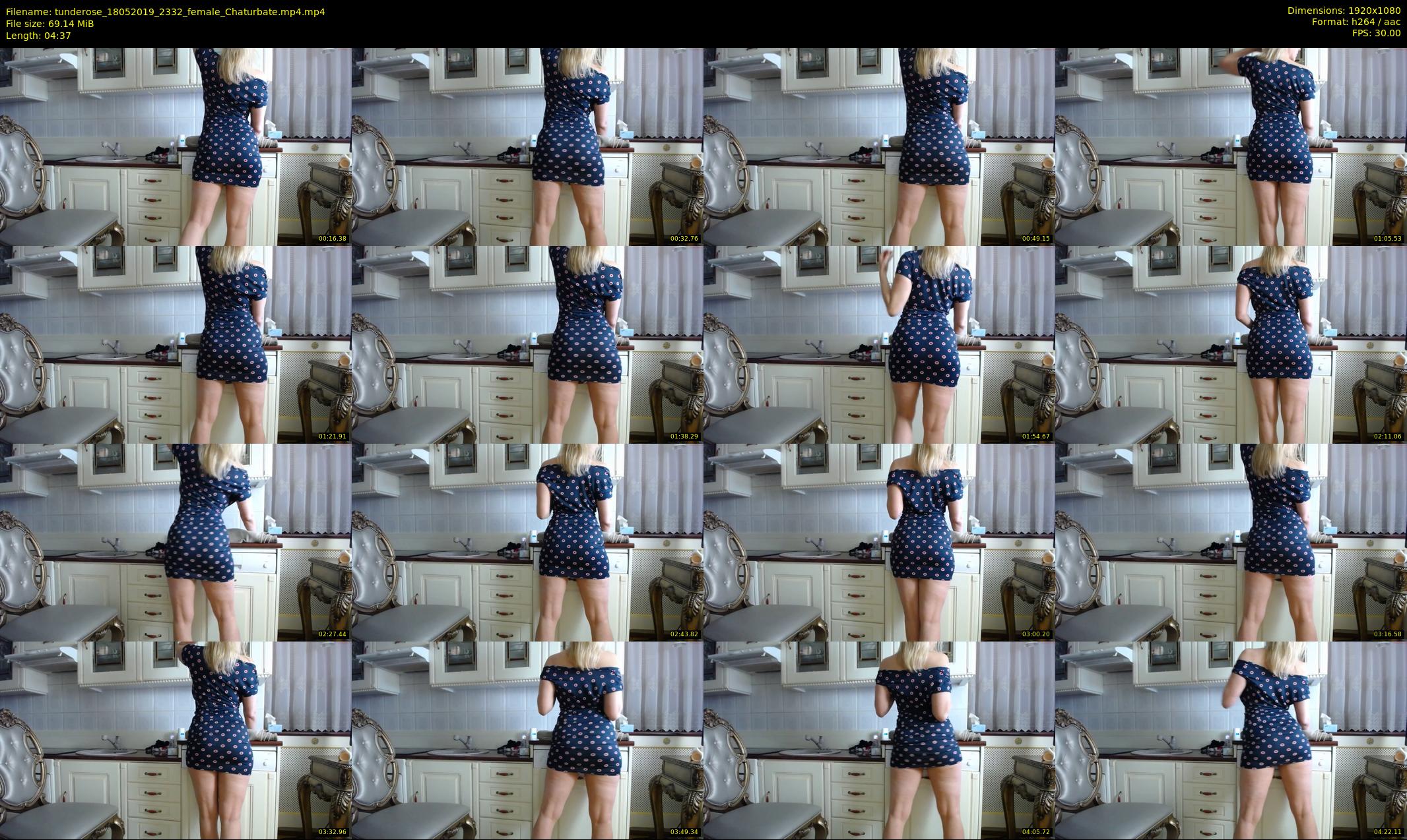 tunderose — 5 minute Chaturbate female cam show recording, 1080p, May 18, 2019