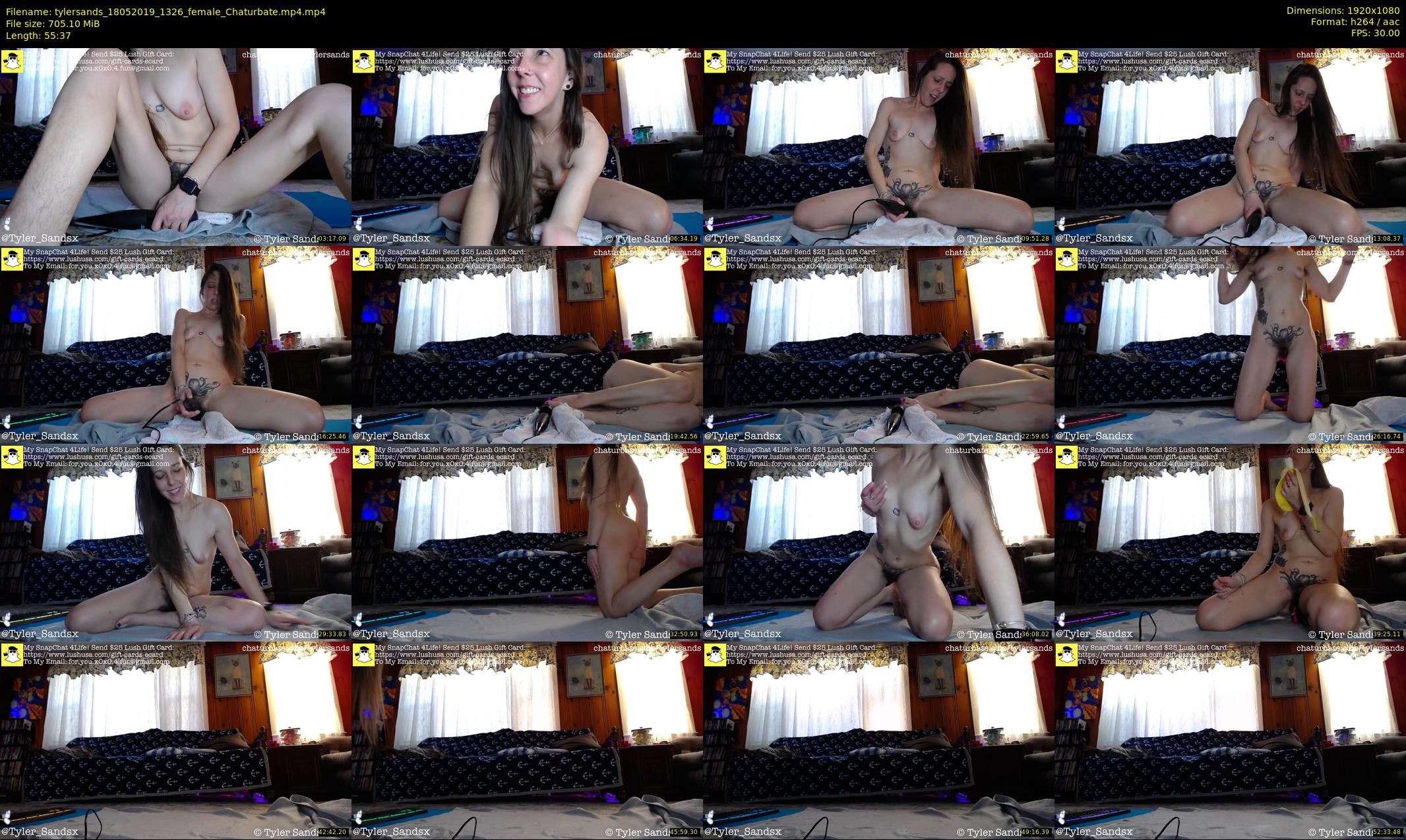 tylersands — 56 minute Chaturbate female cam show recording, 1080p, May 18, 2019