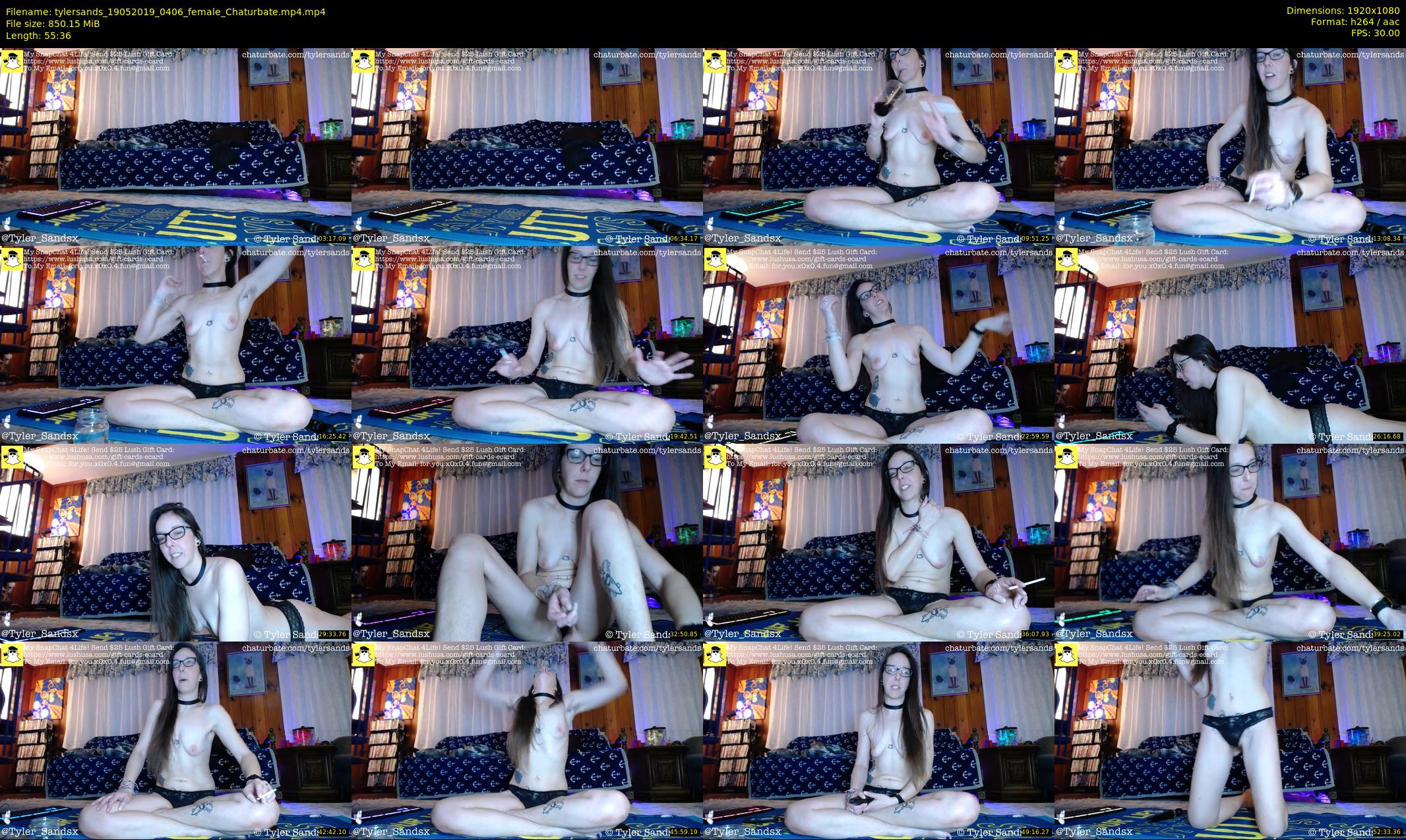 tylersands — 56 minute Chaturbate female cam show recording, 1080p, May 19, 2019