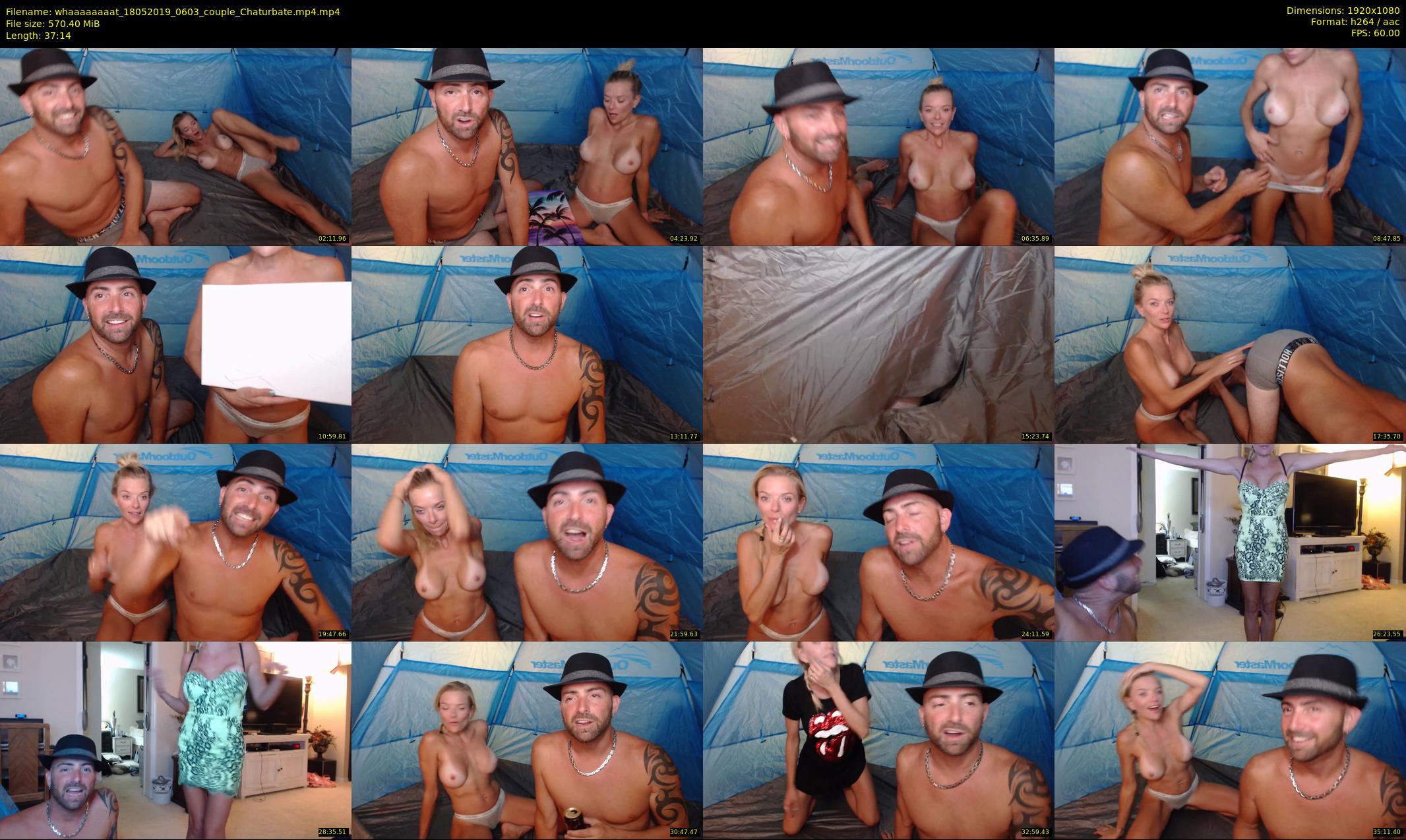 whaaaaaaaat — 38 minute Chaturbate couple cam show recording, 1080p, May 18, 2019