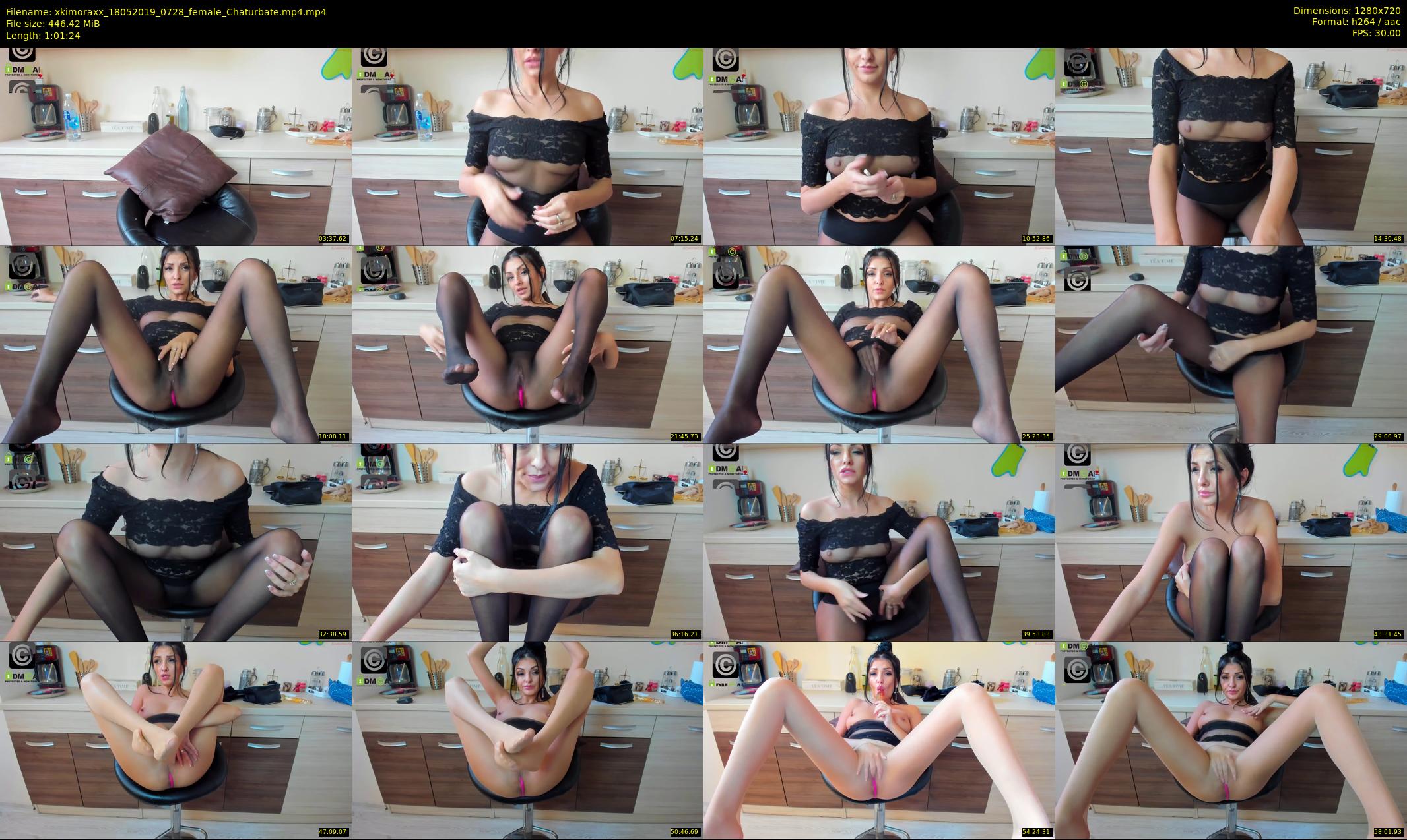 xkimoraxx — 62 minute Chaturbate female cam show recording, 720p, May 18, 2019