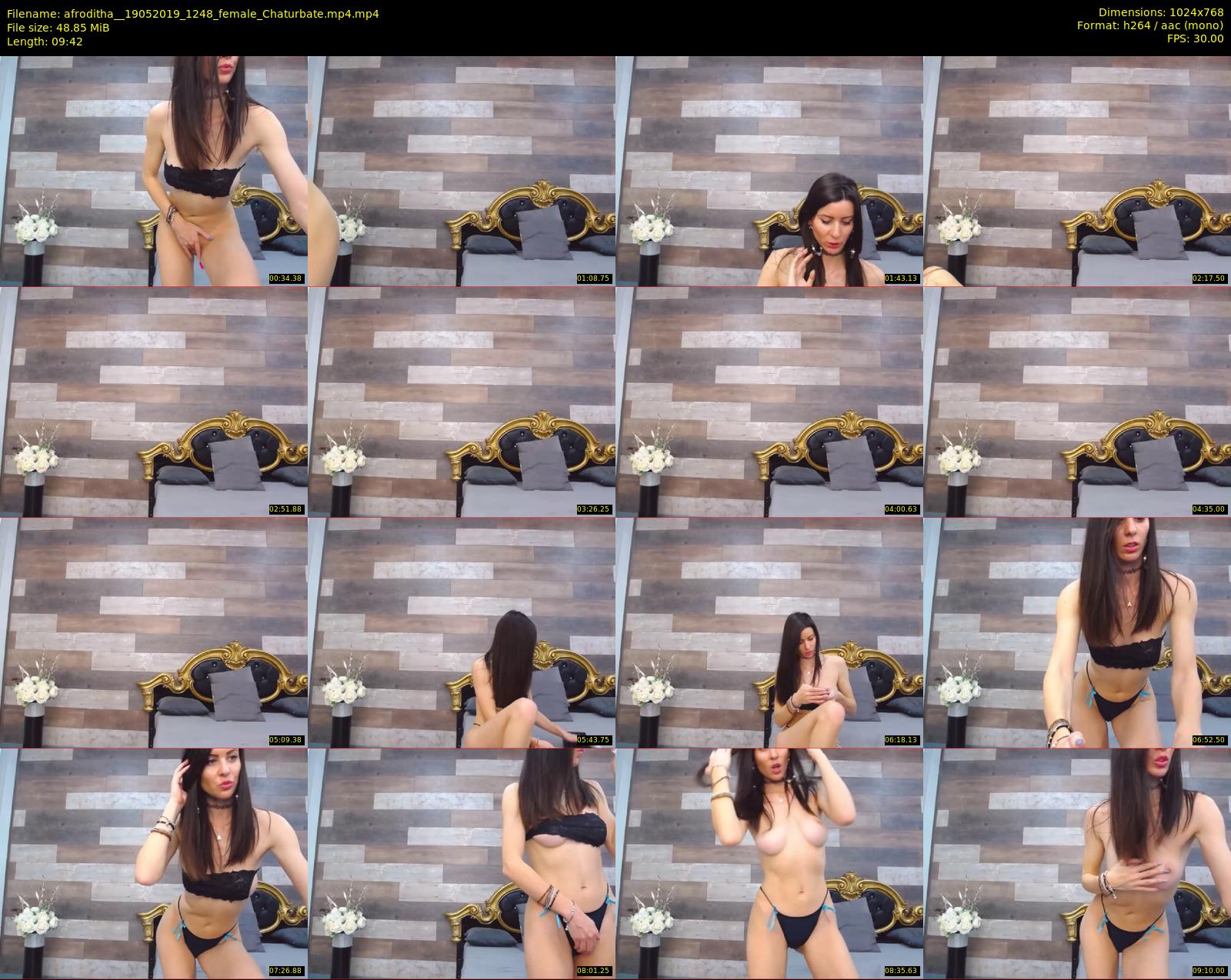 afroditha_ — 10 minute Chaturbate female cam show recording, 720p, May 19, 2019