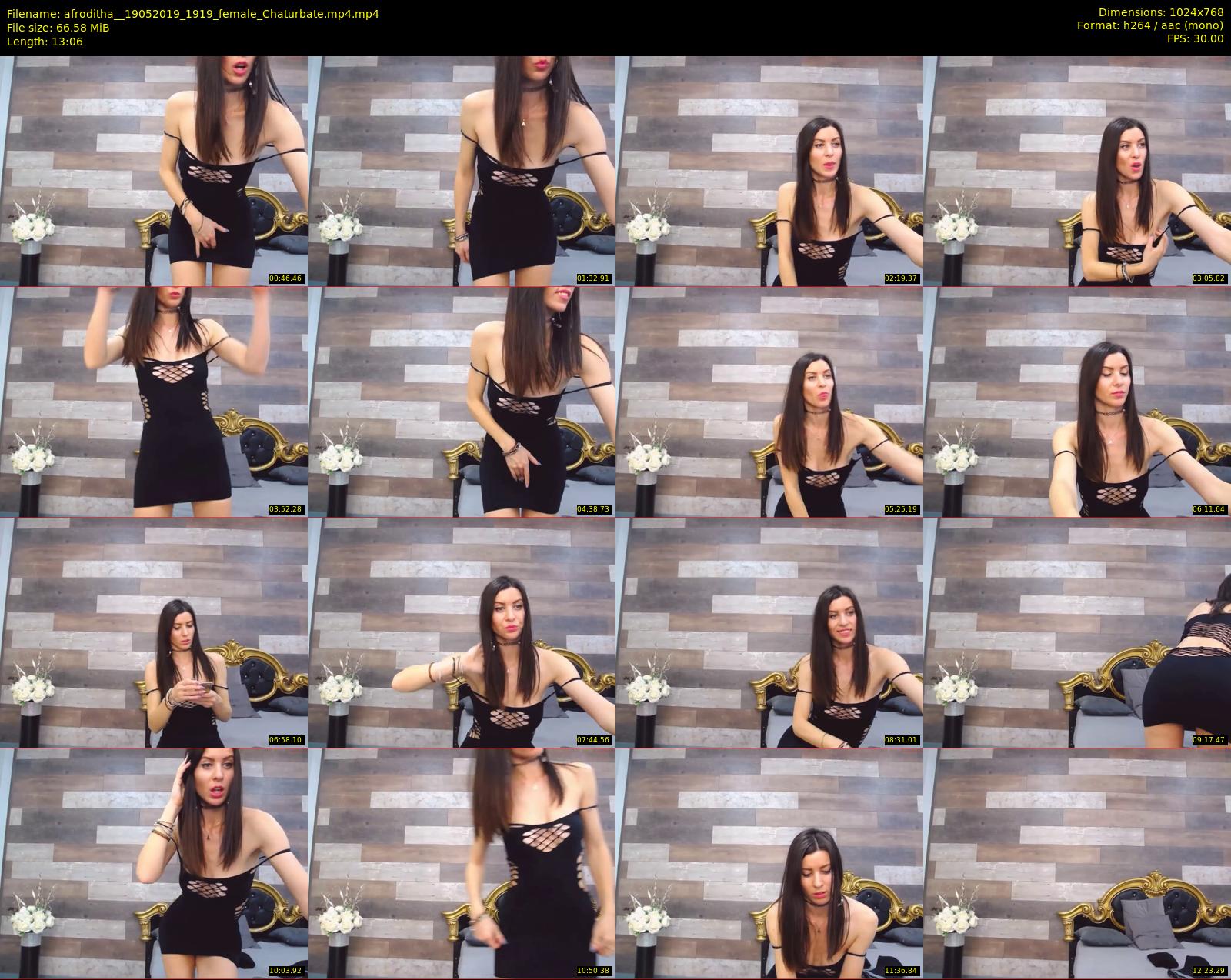 afroditha_ — 14 minute Chaturbate female cam show recording, 720p, May 19, 2019