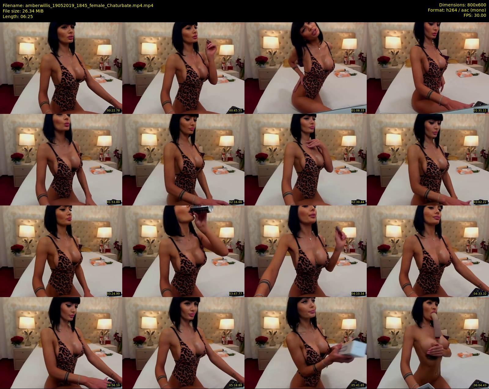 amberwillis — 7 minute Chaturbate female cam show recording, 480p, May 19, 2019