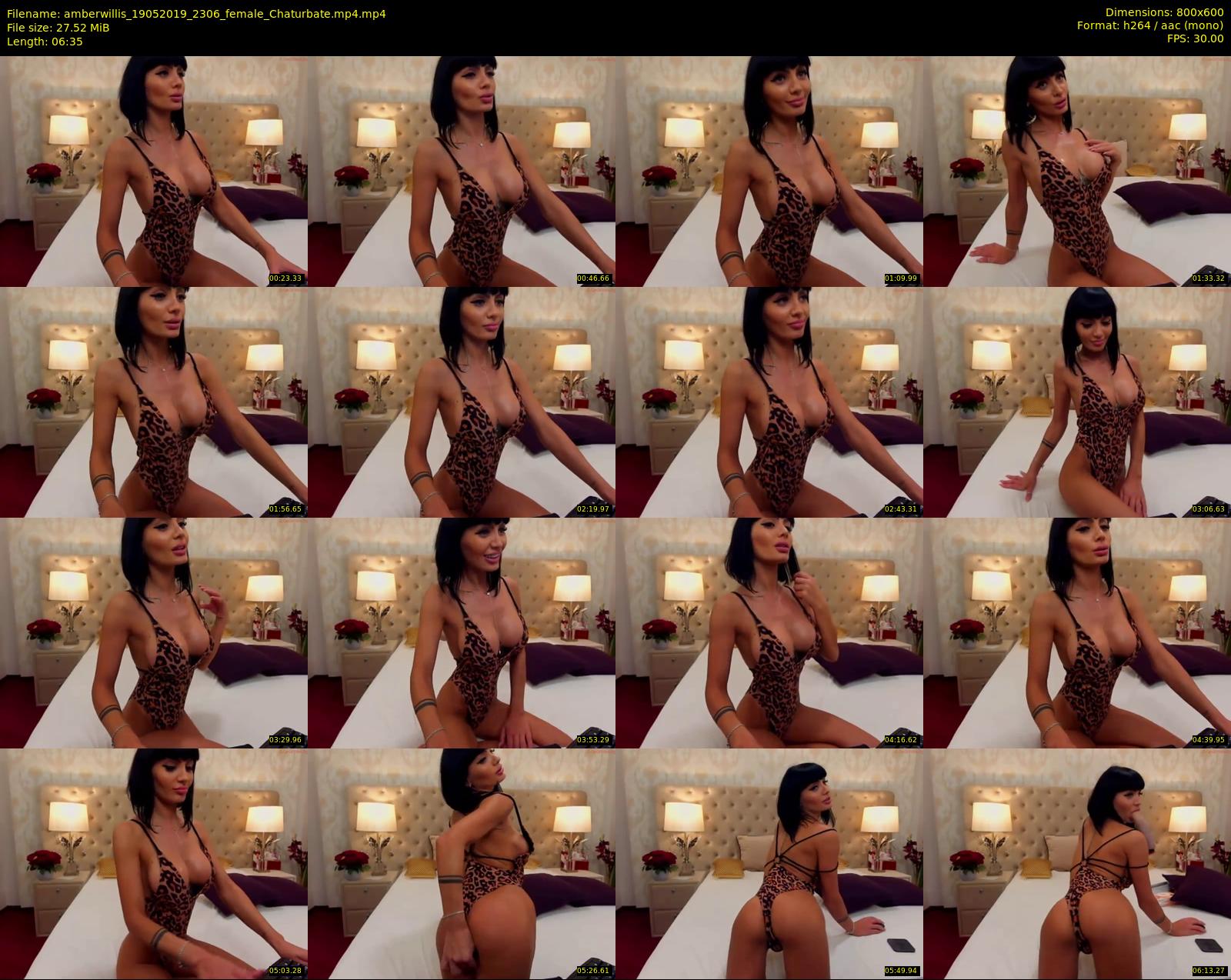 amberwillis — 7 minute Chaturbate female cam show recording, 480p, May 19, 2019