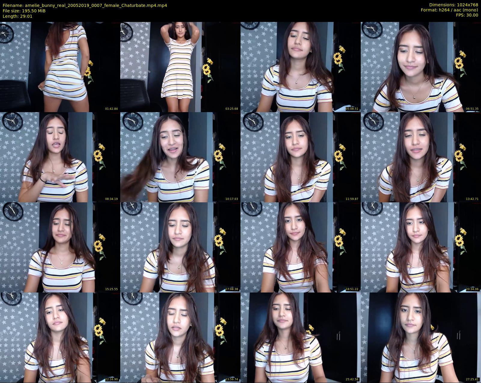 amelie_bunny_real — 30 minute Chaturbate female cam show recording, 720p, May 20, 2019
