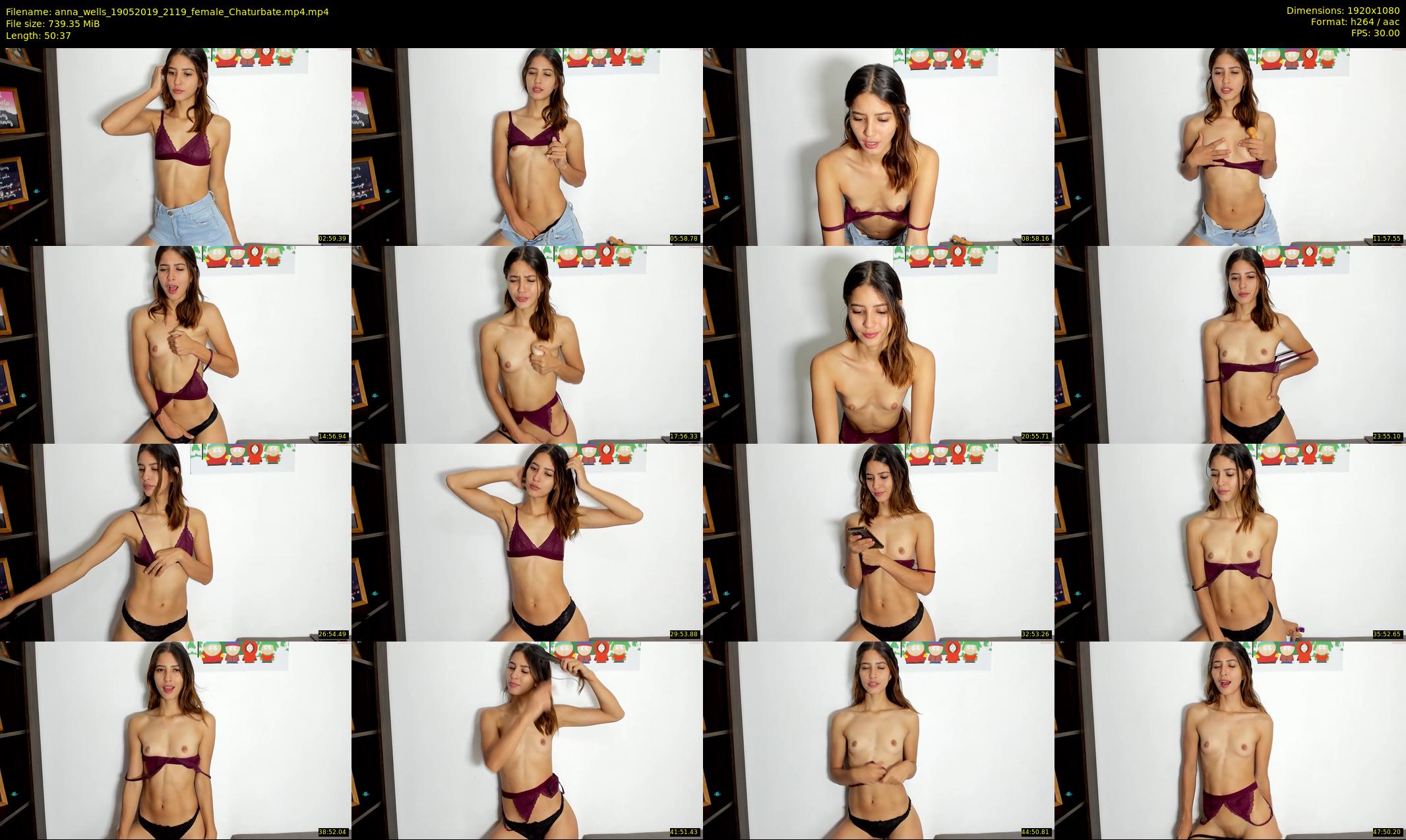 anna_wells — 51 minute Chaturbate female cam show recording, 1080p, May 19, 2019