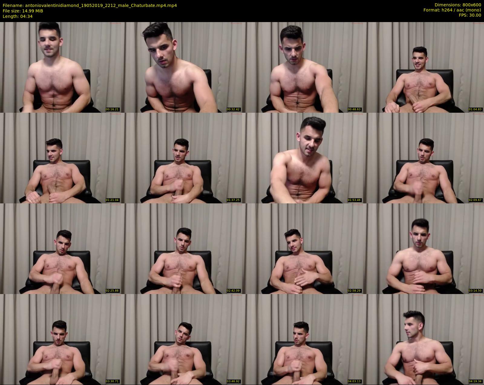 antoniovalentinidiamond — 5 minute Chaturbate male cam show recording, 480p, May 19, 2019