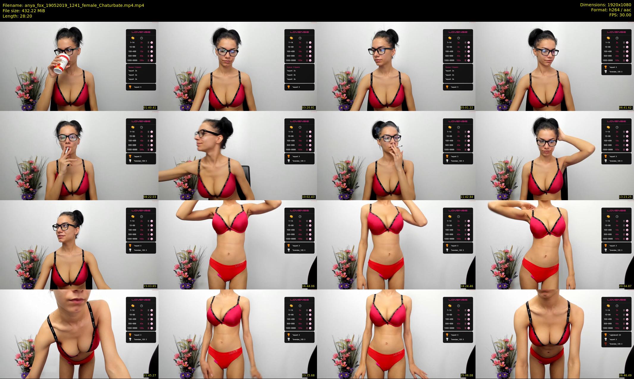 anya_fox — 29 minute Chaturbate female cam show recording, 1080p, May 19, 2019