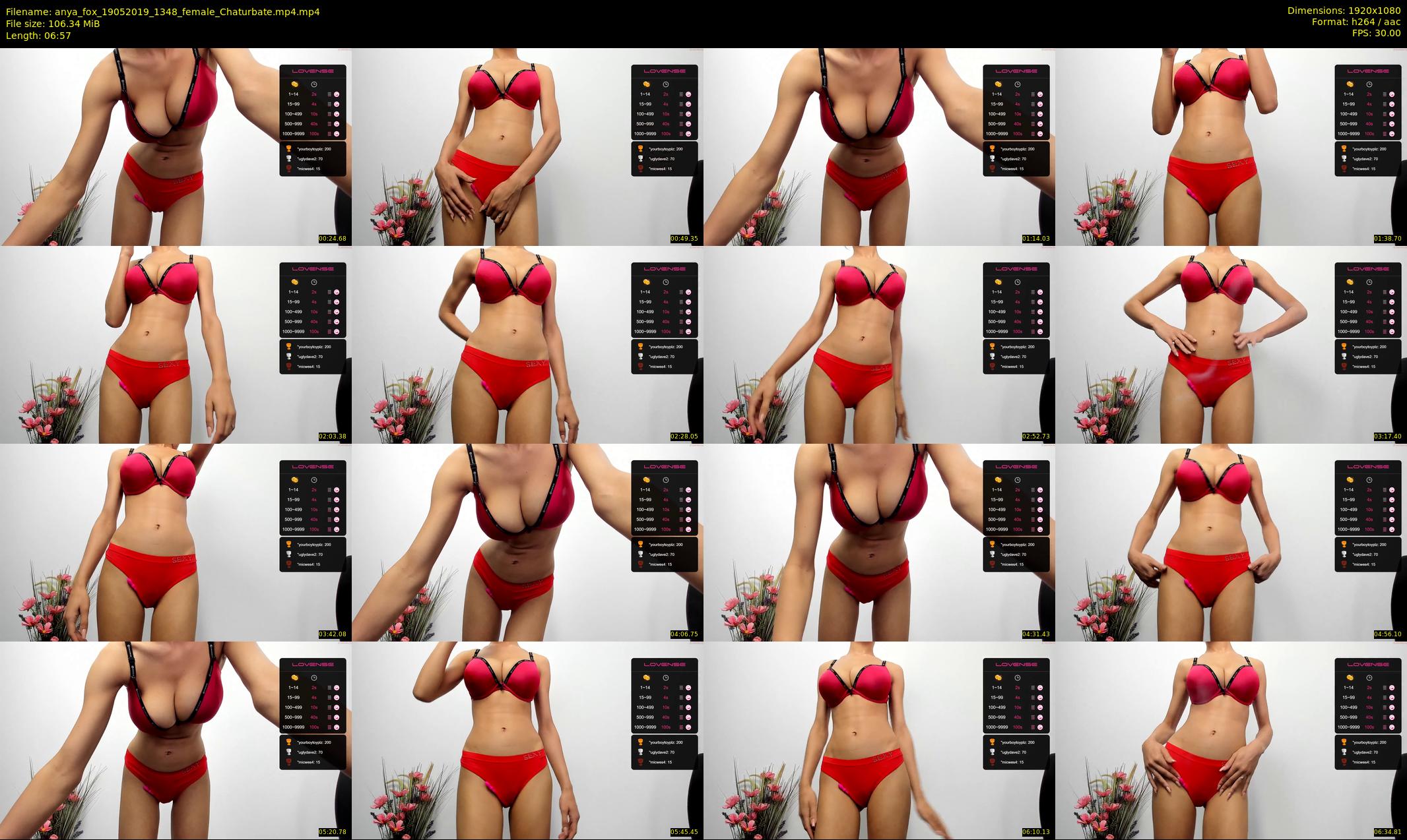 anya_fox — 7 minute Chaturbate female cam show recording, 1080p, May 19, 2019