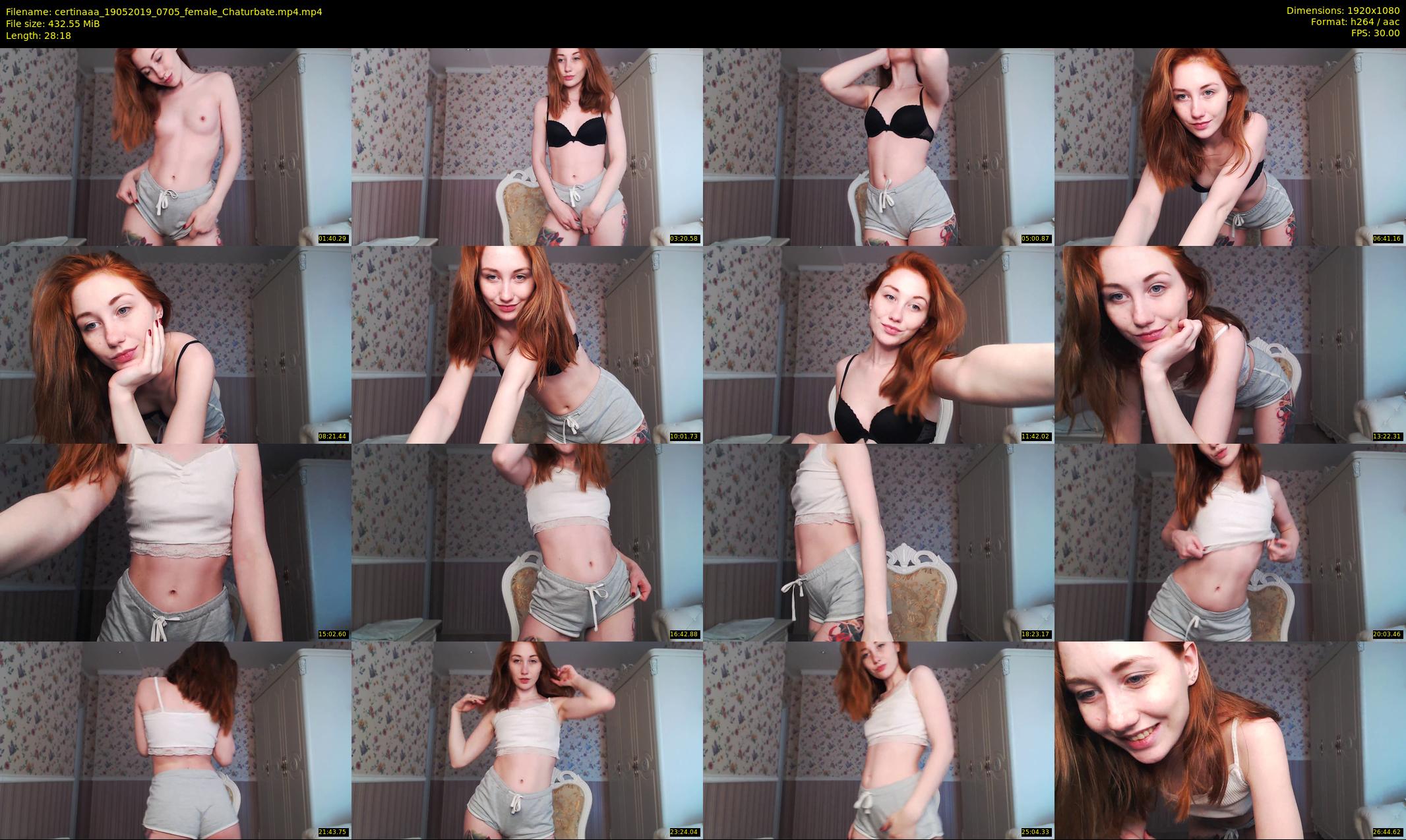certinaaa — 29 minute Chaturbate female cam show recording, 1080p, May 19, 2019
