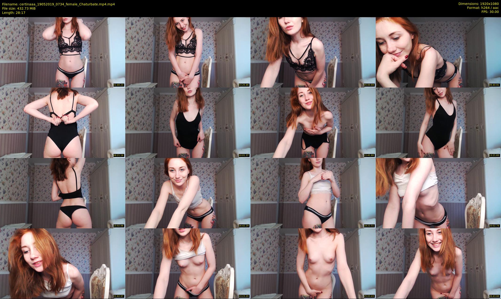certinaaa — 29 minute Chaturbate female cam show recording, 1080p, May 19, 2019