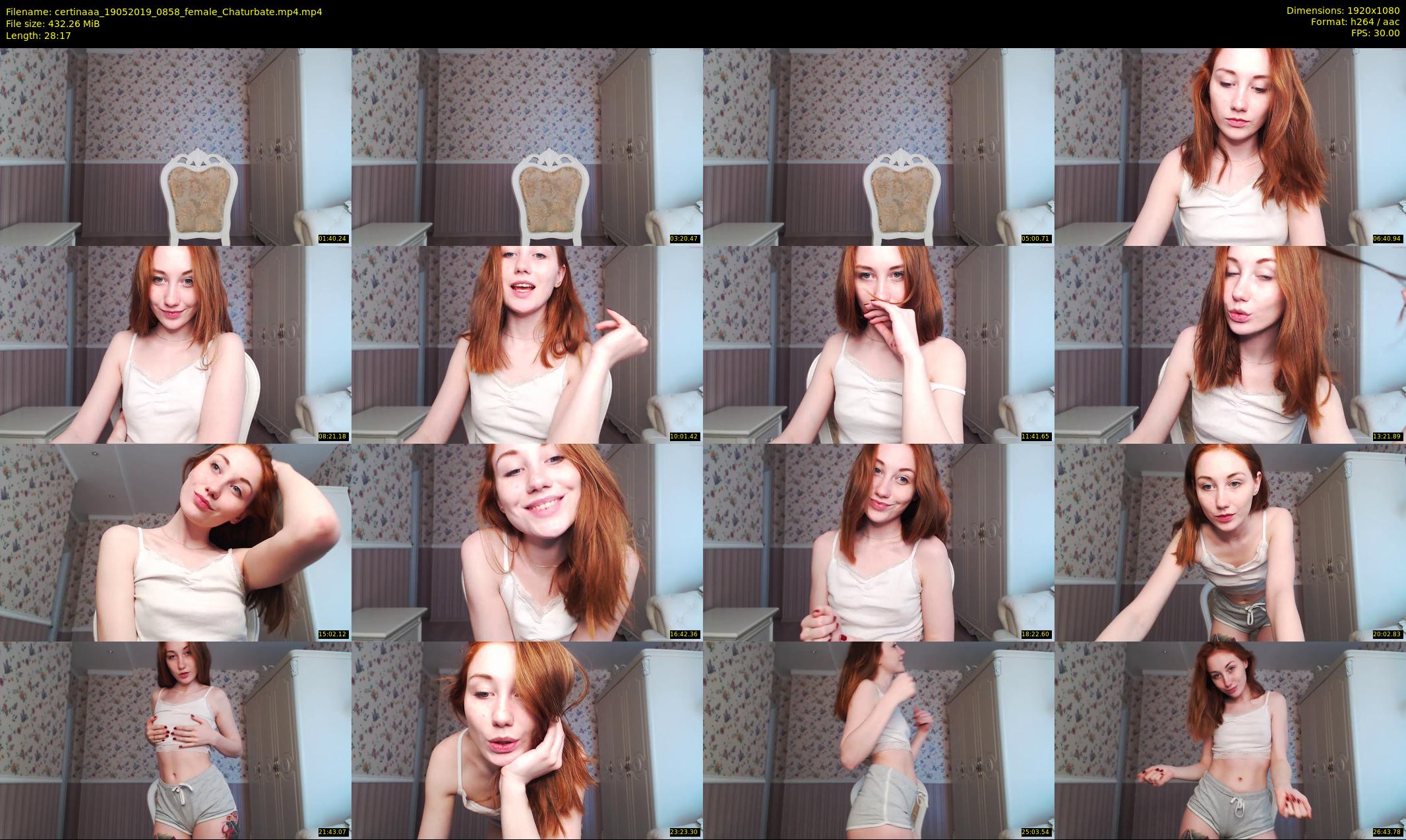 certinaaa — 29 minute Chaturbate female cam show recording, 1080p, May 19, 2019