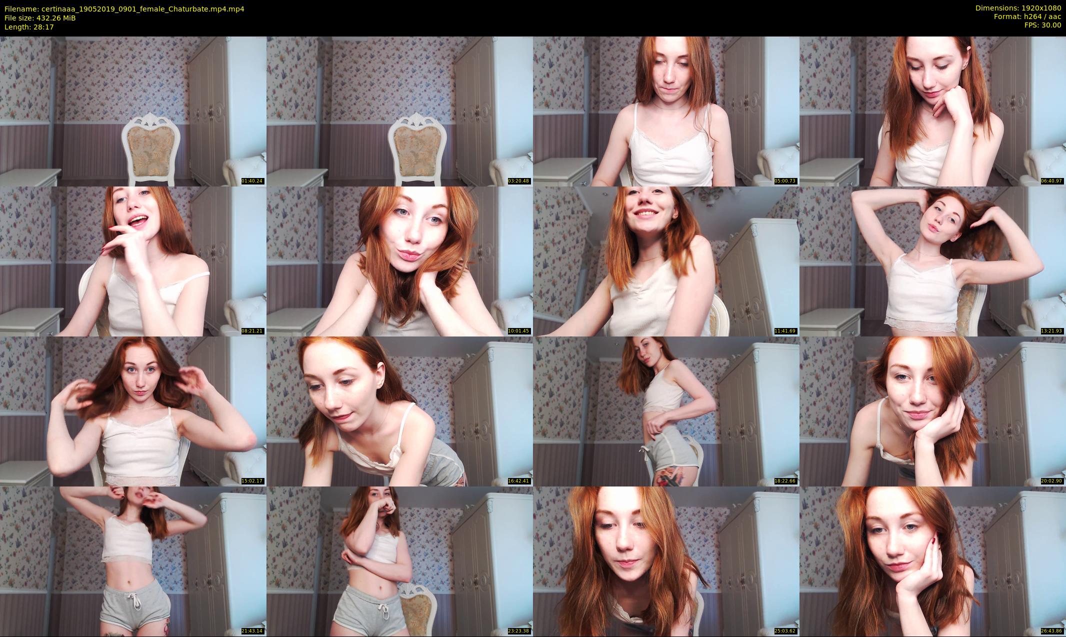 certinaaa — 29 minute Chaturbate female cam show recording, 1080p, May 19, 2019
