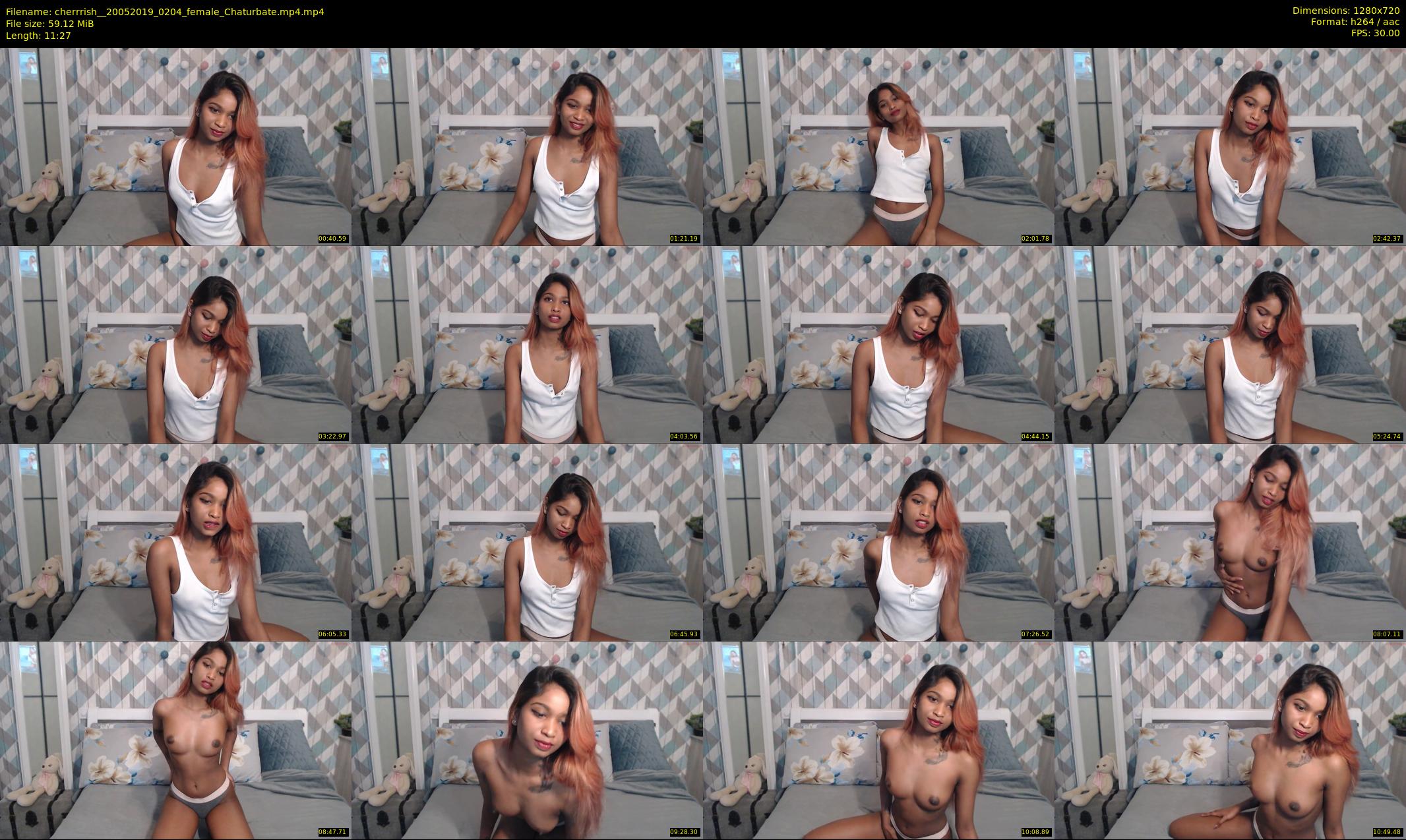 cherrrish_ — 12 minute Chaturbate female cam show recording, 720p, May 20, 2019