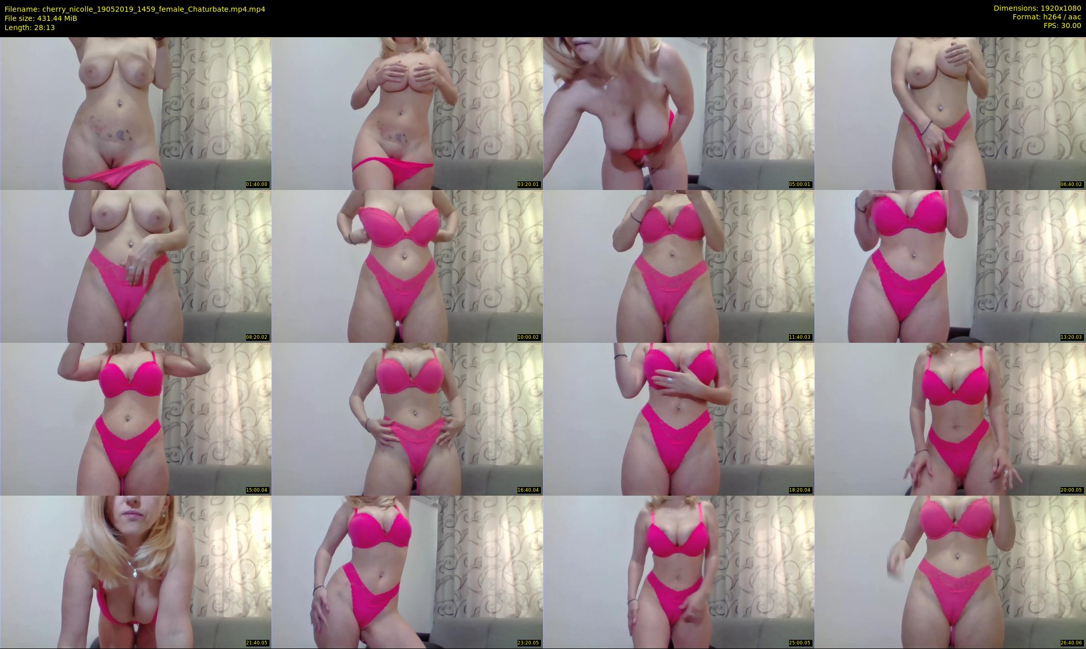 cherry_nicolle — 29 minute Chaturbate female cam show recording, 1080p, May 19, 2019