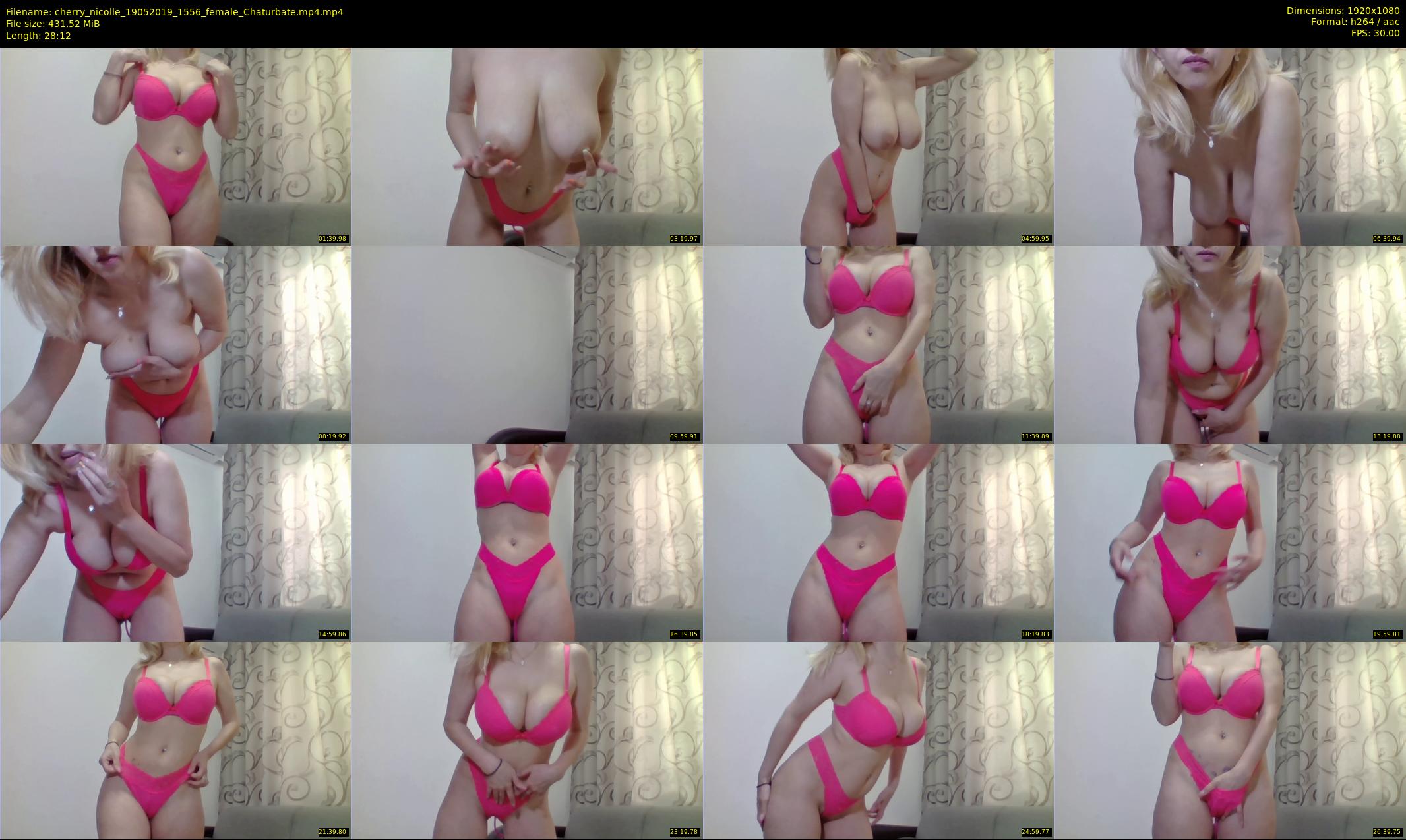 cherry_nicolle — 29 minute Chaturbate female cam show recording, 1080p, May 19, 2019
