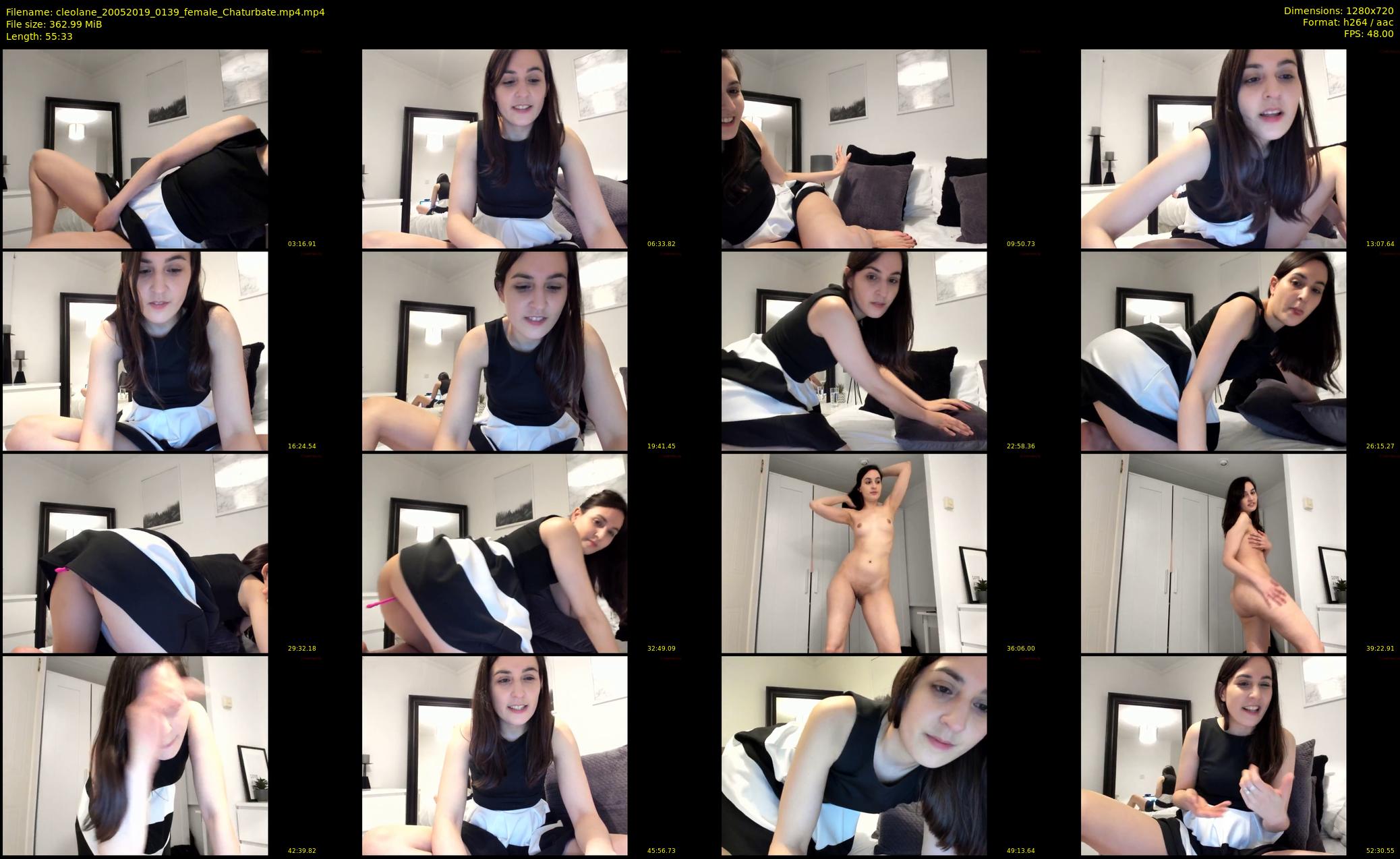 cleolane — 56 minute Chaturbate female cam show recording, 720p, May 20, 2019