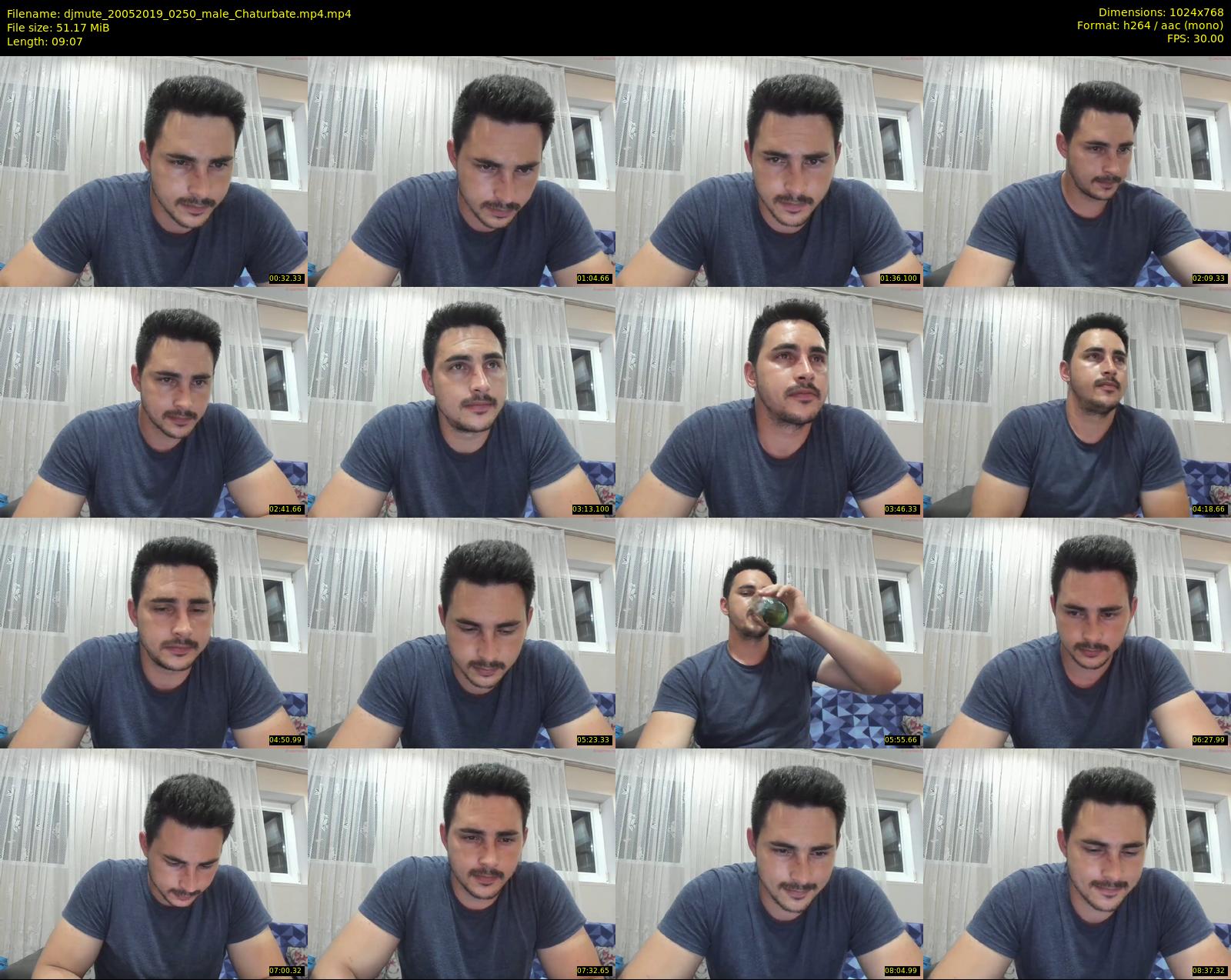 djmute — 10 minute Chaturbate male cam show recording, 720p, May 20, 2019