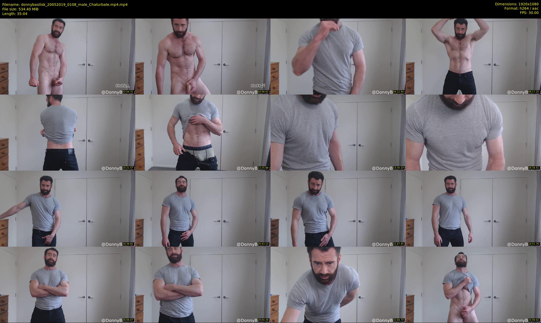 donnybasilisk — 36 minute Chaturbate male cam show recording, 1080p, May 20, 2019