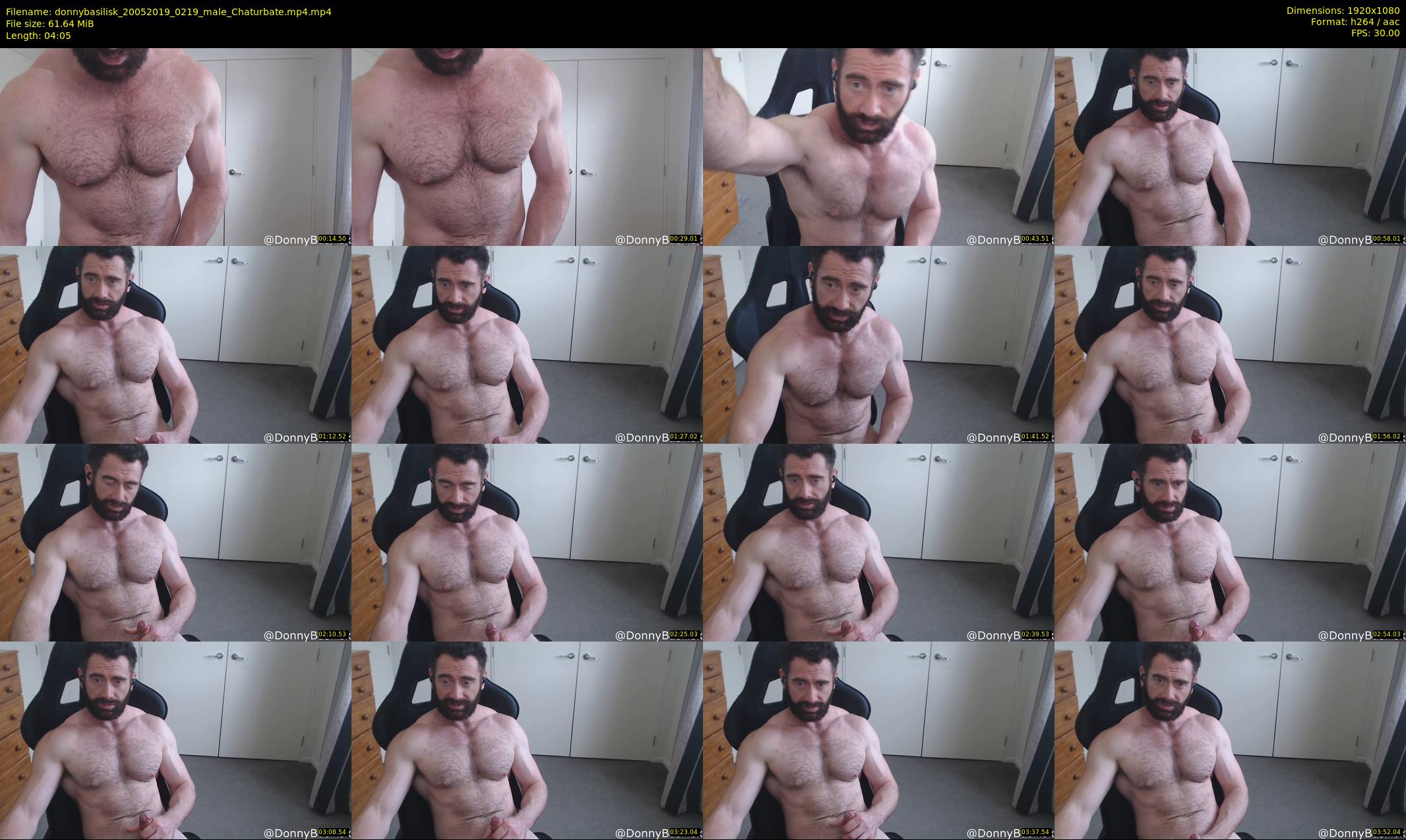 donnybasilisk — 5 minute Chaturbate male cam show recording, 1080p, May 20, 2019