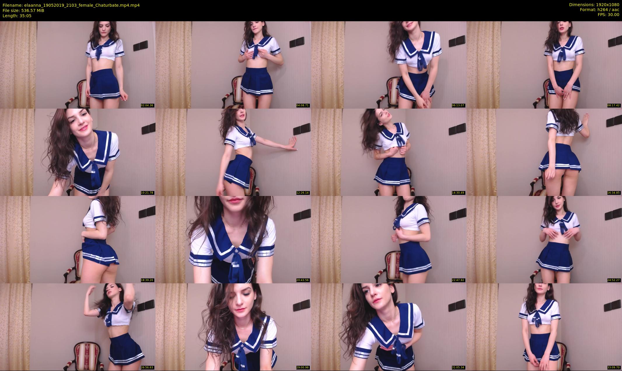 elaanna — 36 minute Chaturbate female cam show recording, 1080p, May 19, 2019