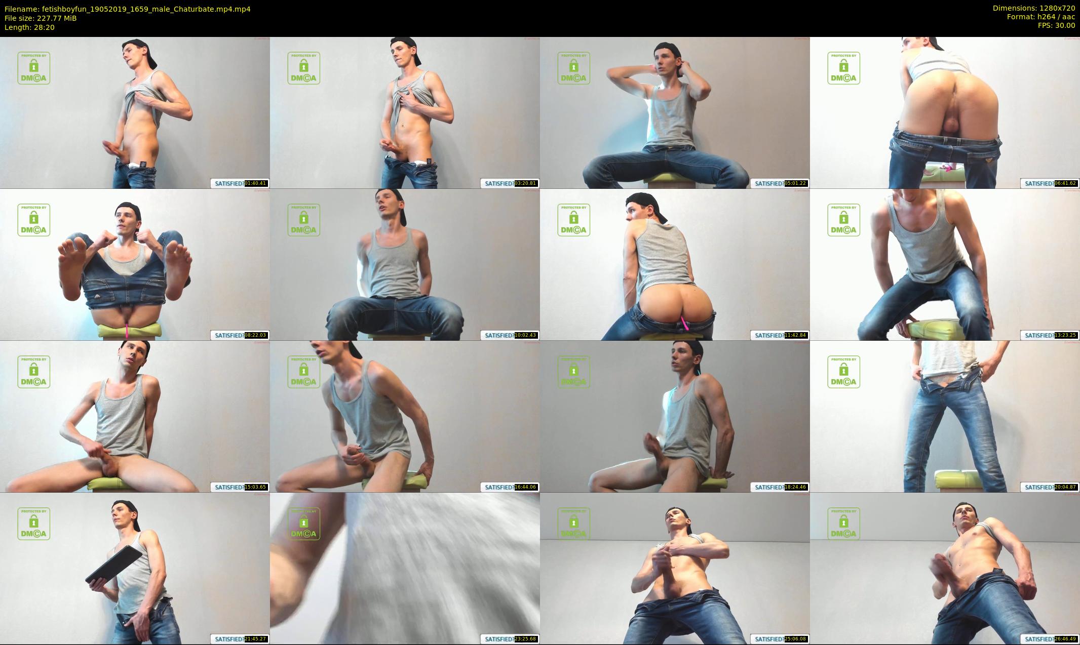 fetishboyfun — 29 minute Chaturbate male cam show recording, 720p, May 19, 2019