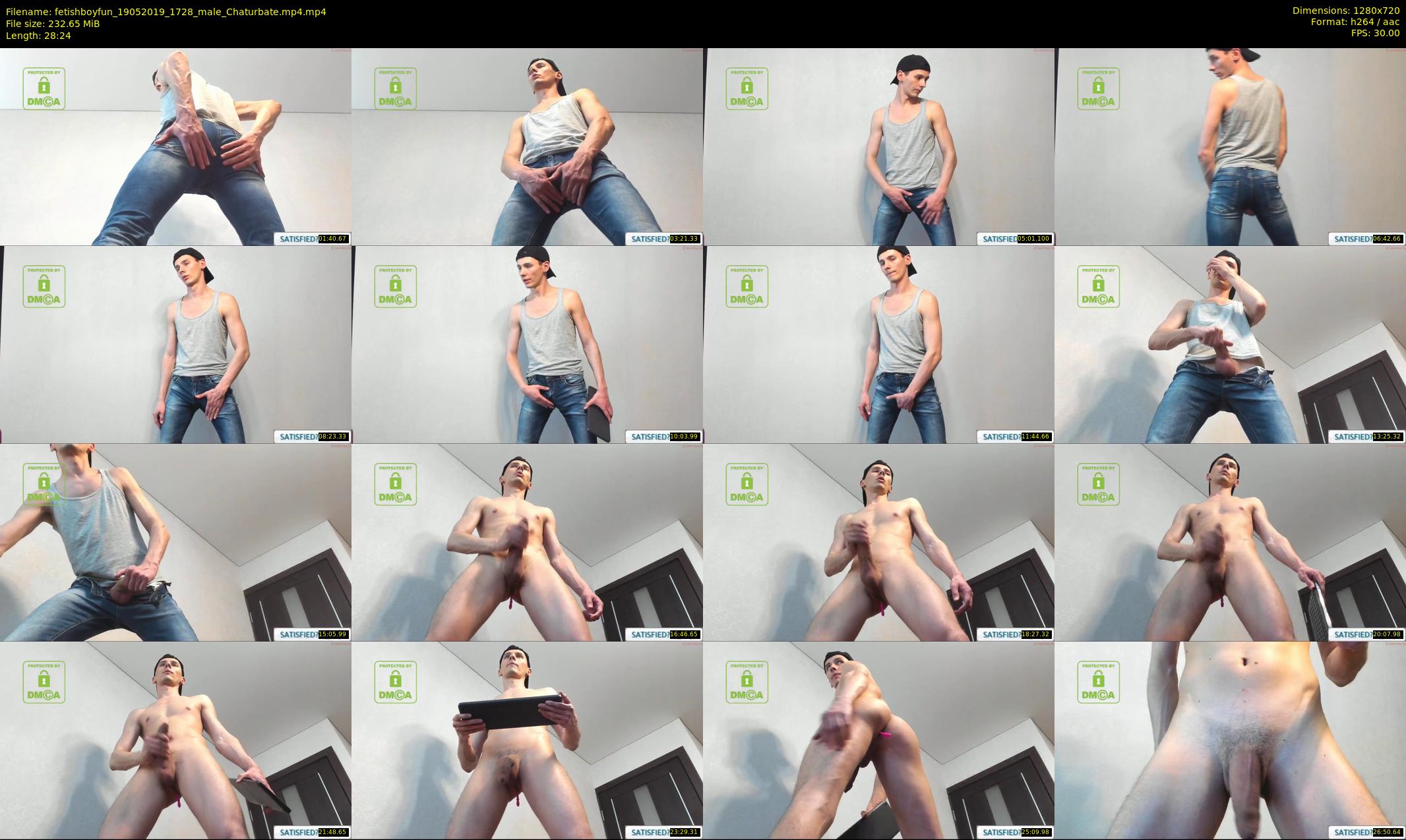 fetishboyfun — 29 minute Chaturbate male cam show recording, 720p, May 19, 2019