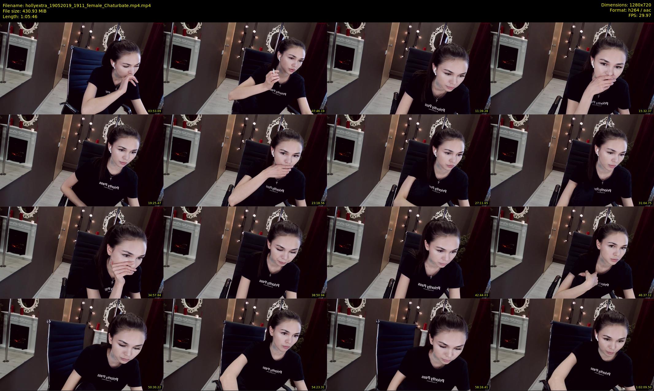 hollyextra — 66 minute Chaturbate female cam show recording, 720p, May 19, 2019