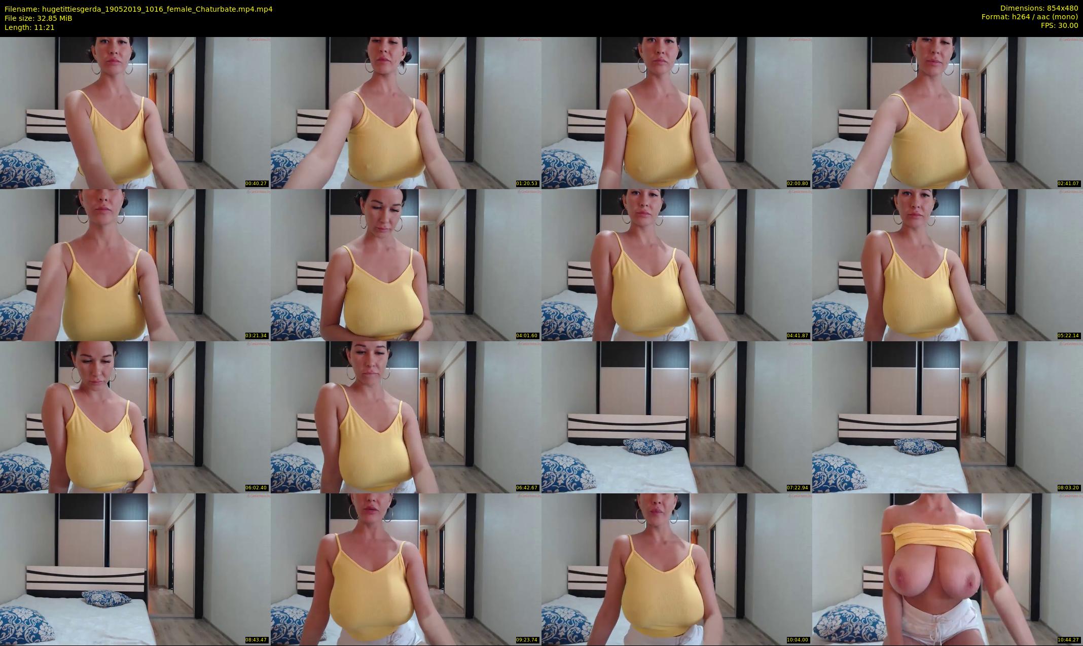 hugetittiesgerda — 12 minute Chaturbate female cam show recording, 480p, May 19, 2019