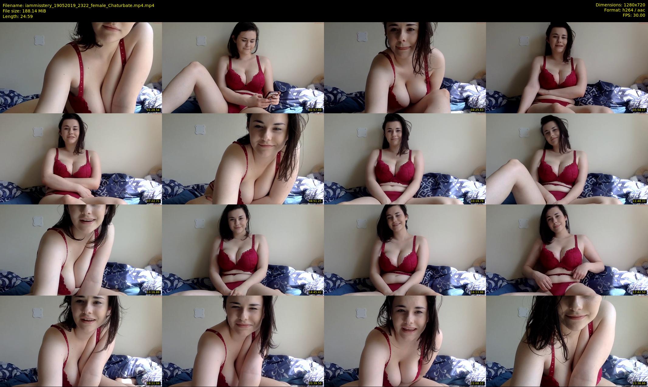 iammisstery — 25 minute Chaturbate female cam show recording, 720p, May 19, 2019