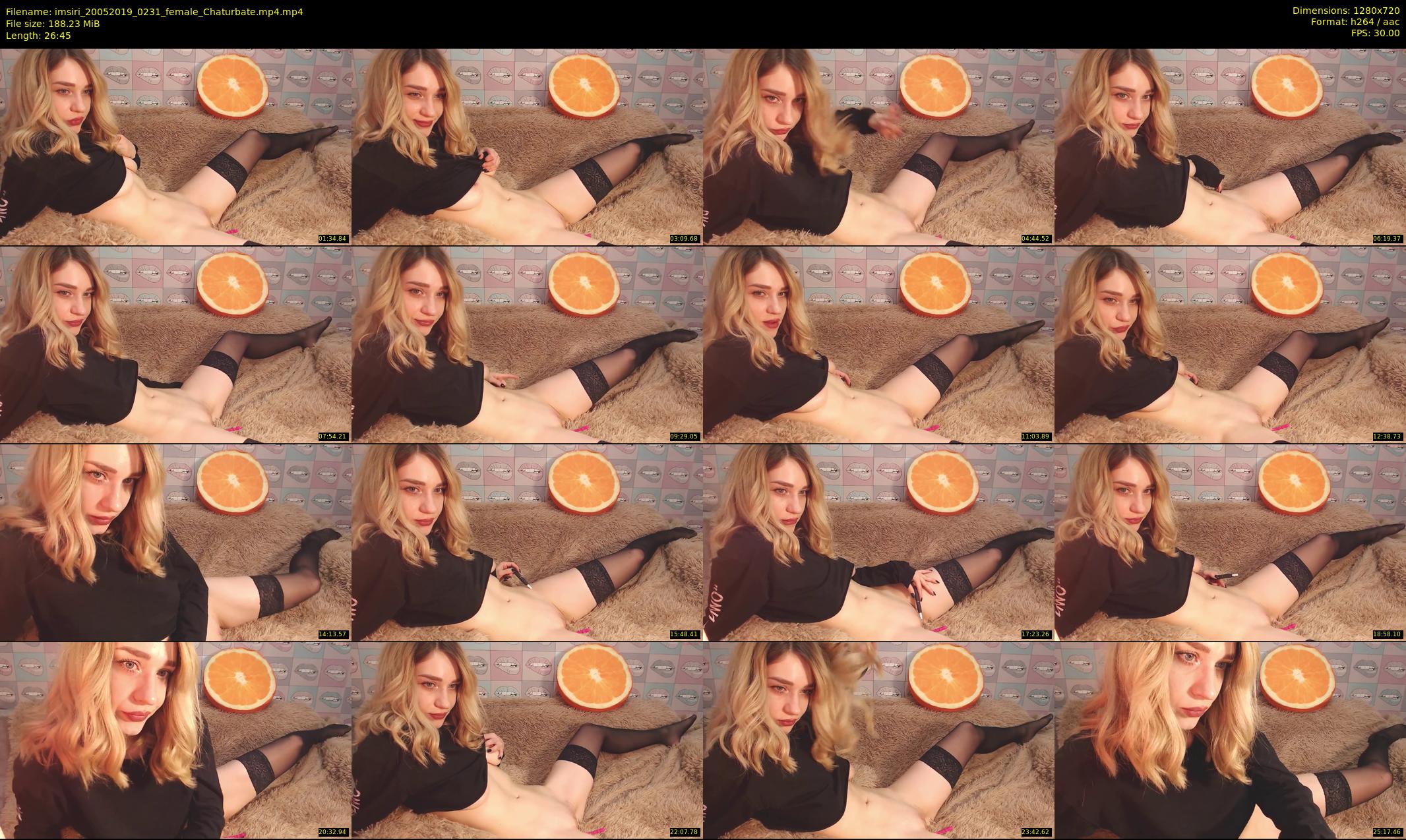 imsiri — 27 minute Chaturbate female cam show recording, 720p, May 20, 2019