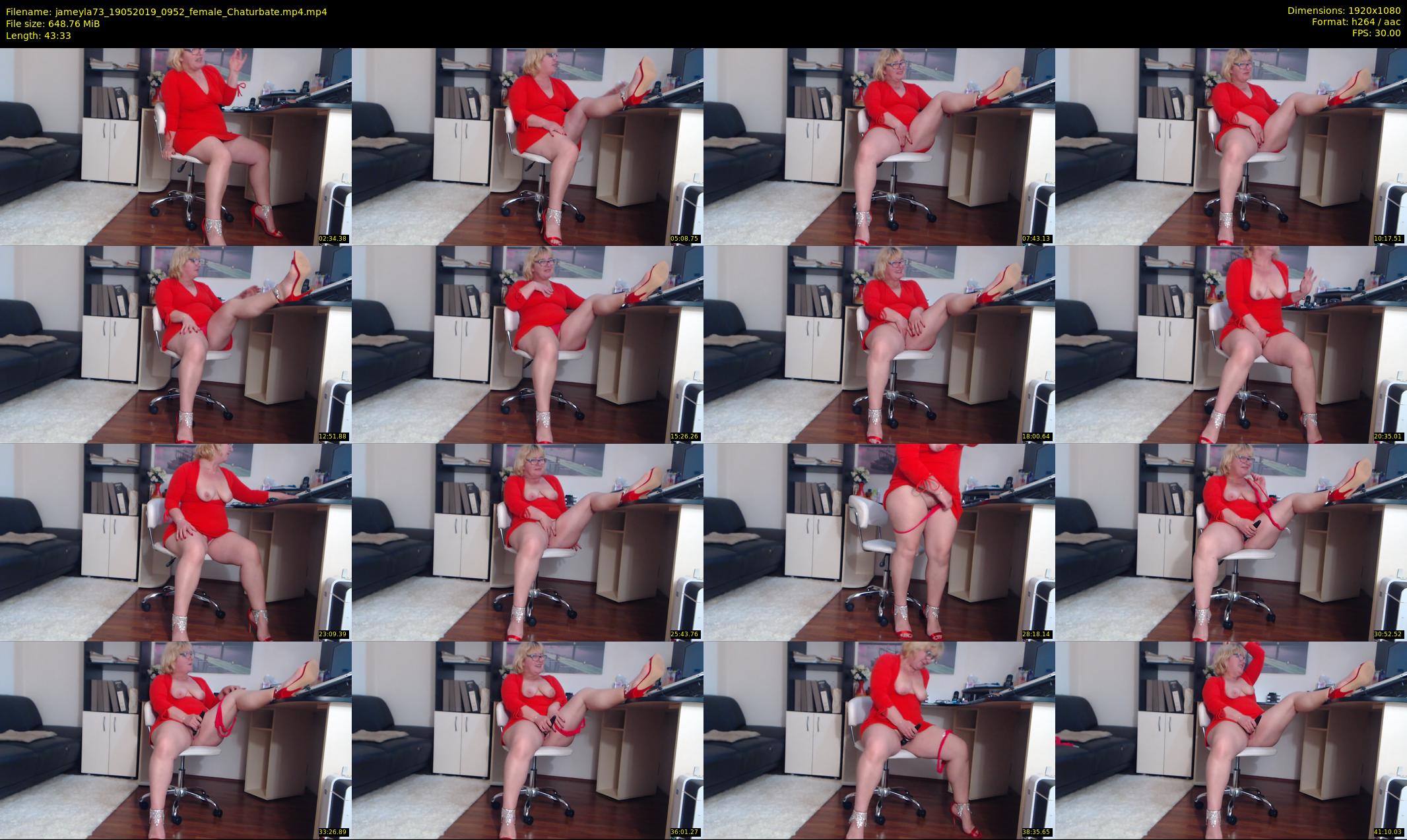 jameyla73 — 44 minute Chaturbate female cam show recording, 1080p, May 19, 2019
