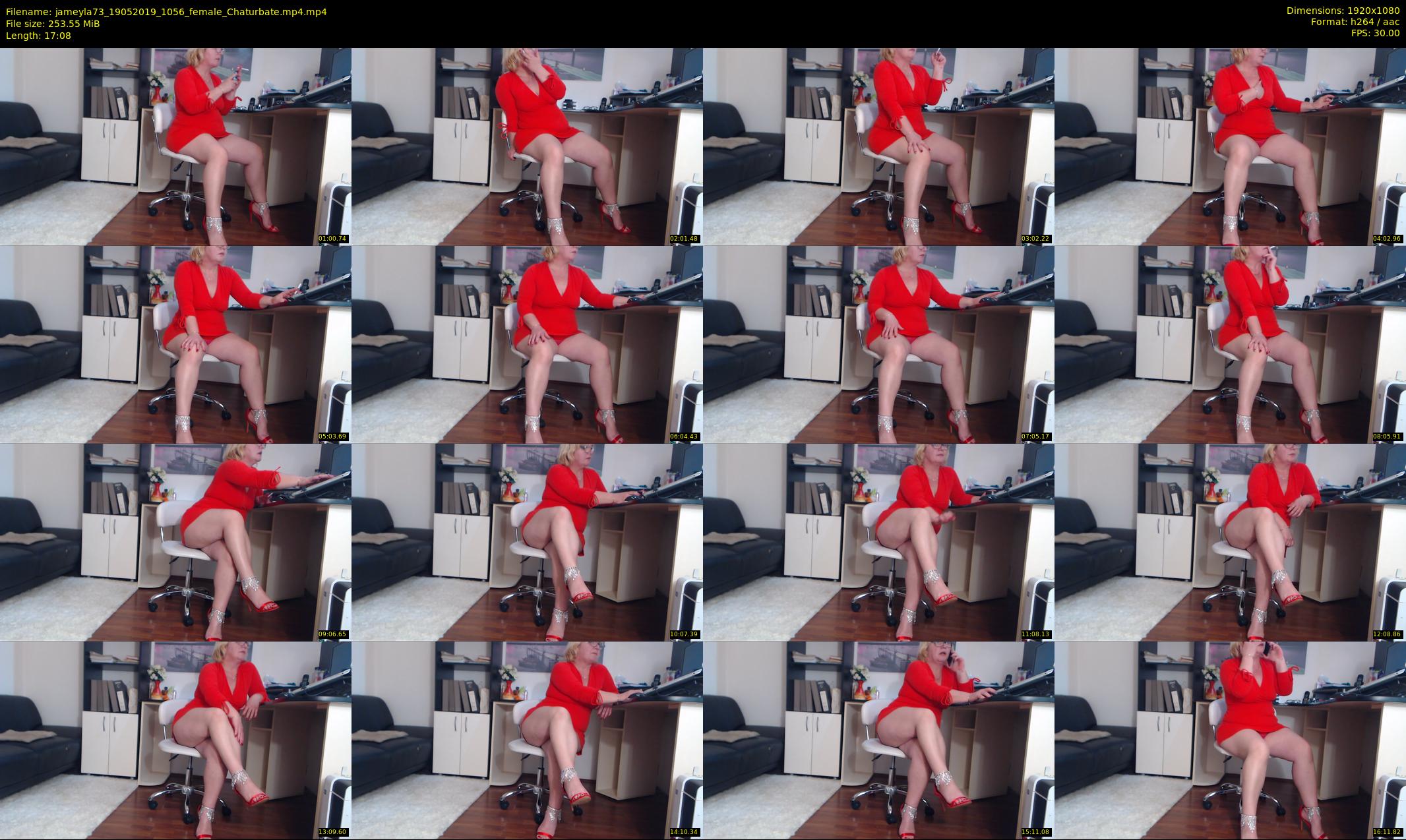 jameyla73 — 18 minute Chaturbate female cam show recording, 1080p, May 19, 2019