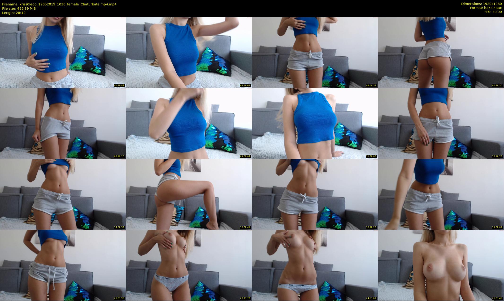 kriss0leoo — 29 minute Chaturbate couple cam show recording, 1080p, May 19, 2019