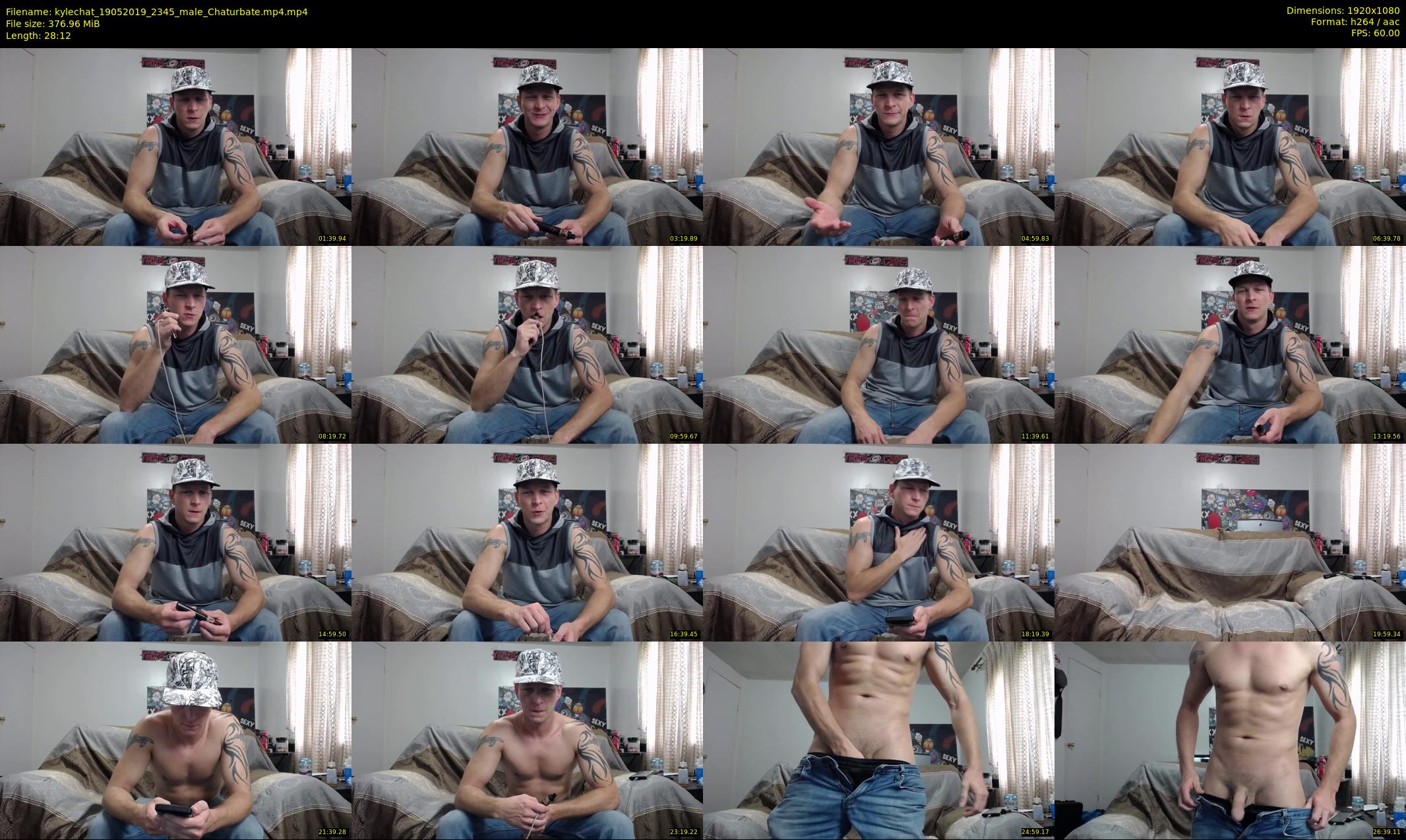 kylechat — 29 minute Chaturbate male cam show recording, 1080p, May 19, 2019